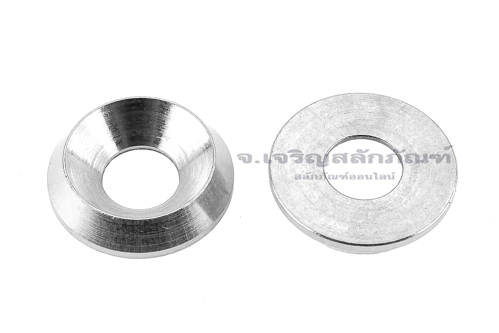 แหวนรองน็อตหัวเตเปอร์ สแตนเลส ทรงกรวยตัดด้านในตัน (304 Stainless Steel Countersunk Washer) ขนาด M6 วงนอก 16 สูง 3.5 mm