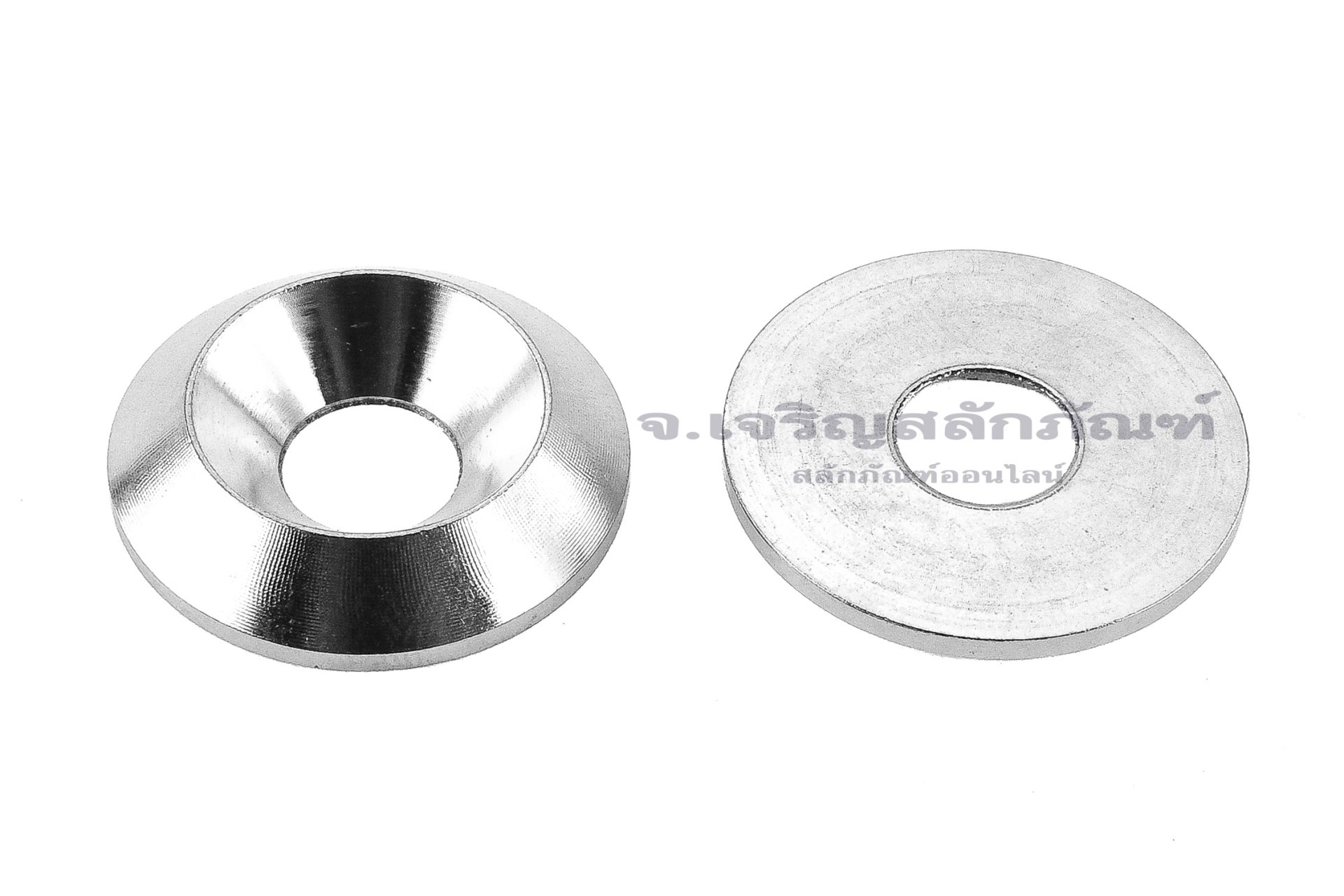 แหวนรองน็อตหัวเตเปอร์ สแตนเลส ทรงกรวยตัดด้านในตัน (304 Stainless Steel Countersunk Washer) ขนาด M8 วงนอก 25 สูง 5 mm
