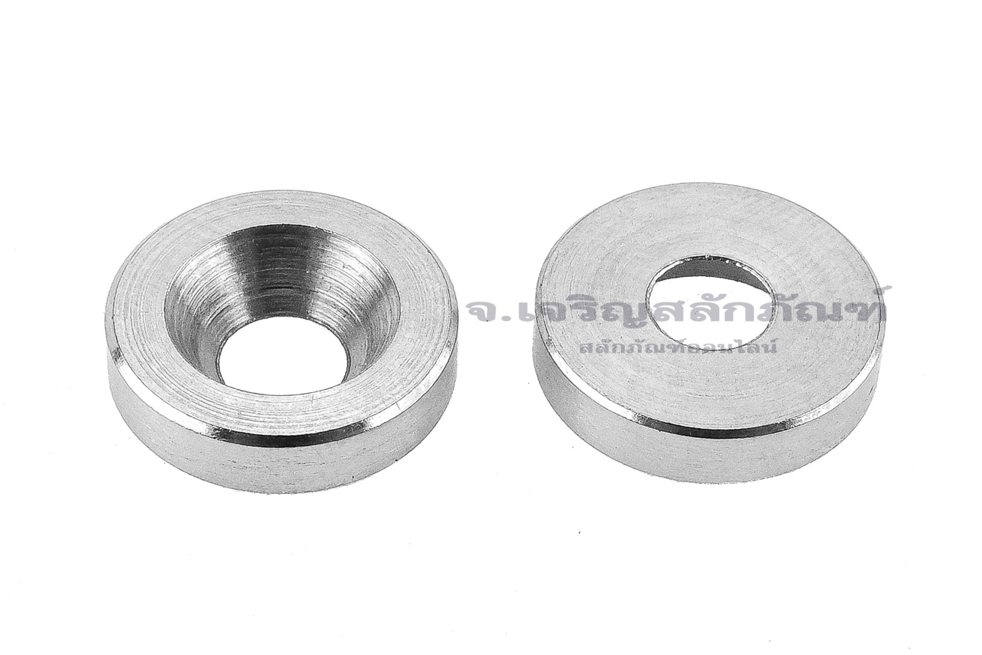 แหวนรองน็อตหัวเตเปอร์ สแตนเลส ทรงเรียบด้านในตัน (304 Stainless Steel Countersunk Washer) ขนาด M4 วงนอก 13 สูง 3 mm
