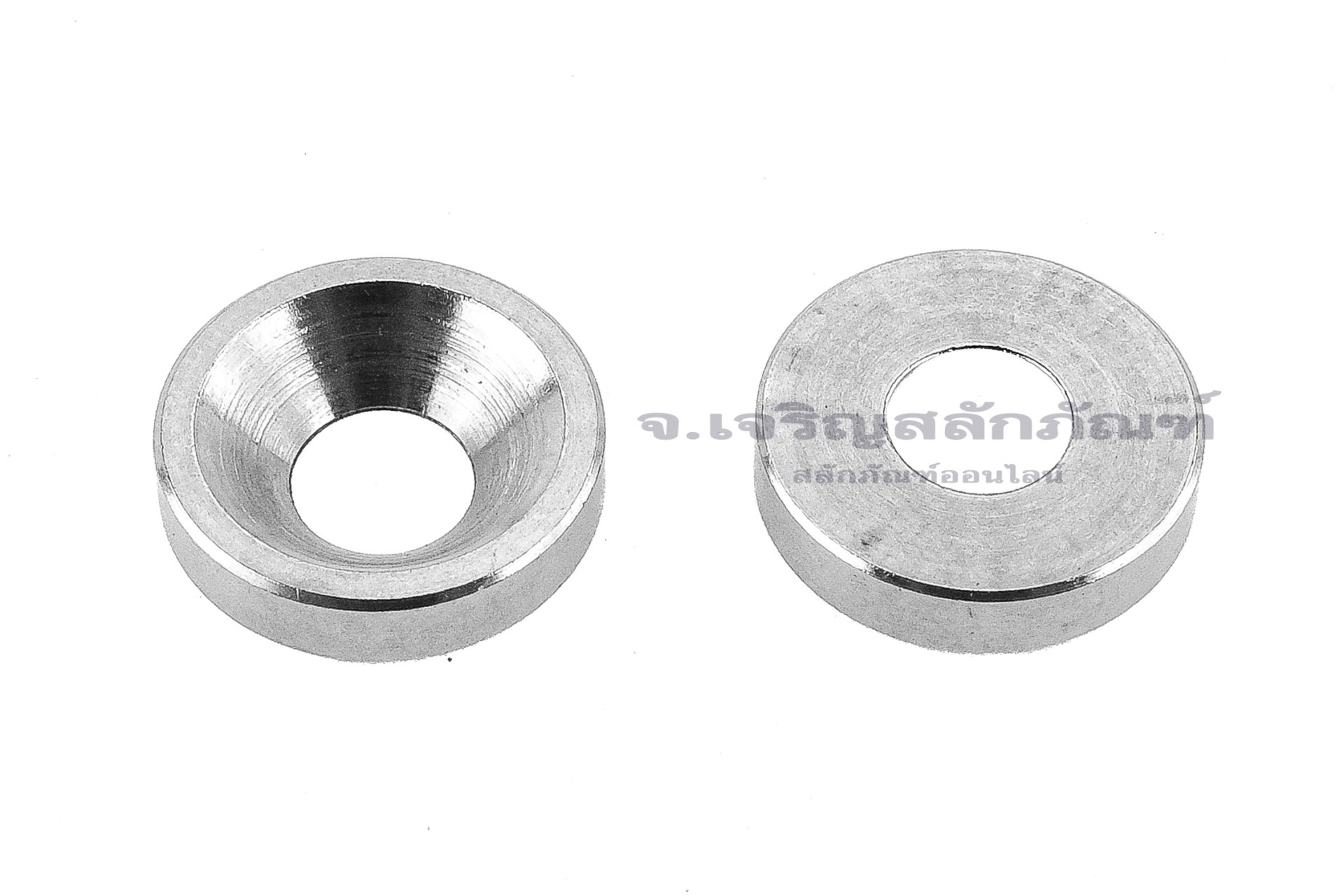 แหวนรองน็อตหัวเตเปอร์ สแตนเลส ทรงเรียบด้านในตัน (304 Stainless Steel Countersunk Washer) ขนาด M6 วงนอก 16 สูง 3.5 mm