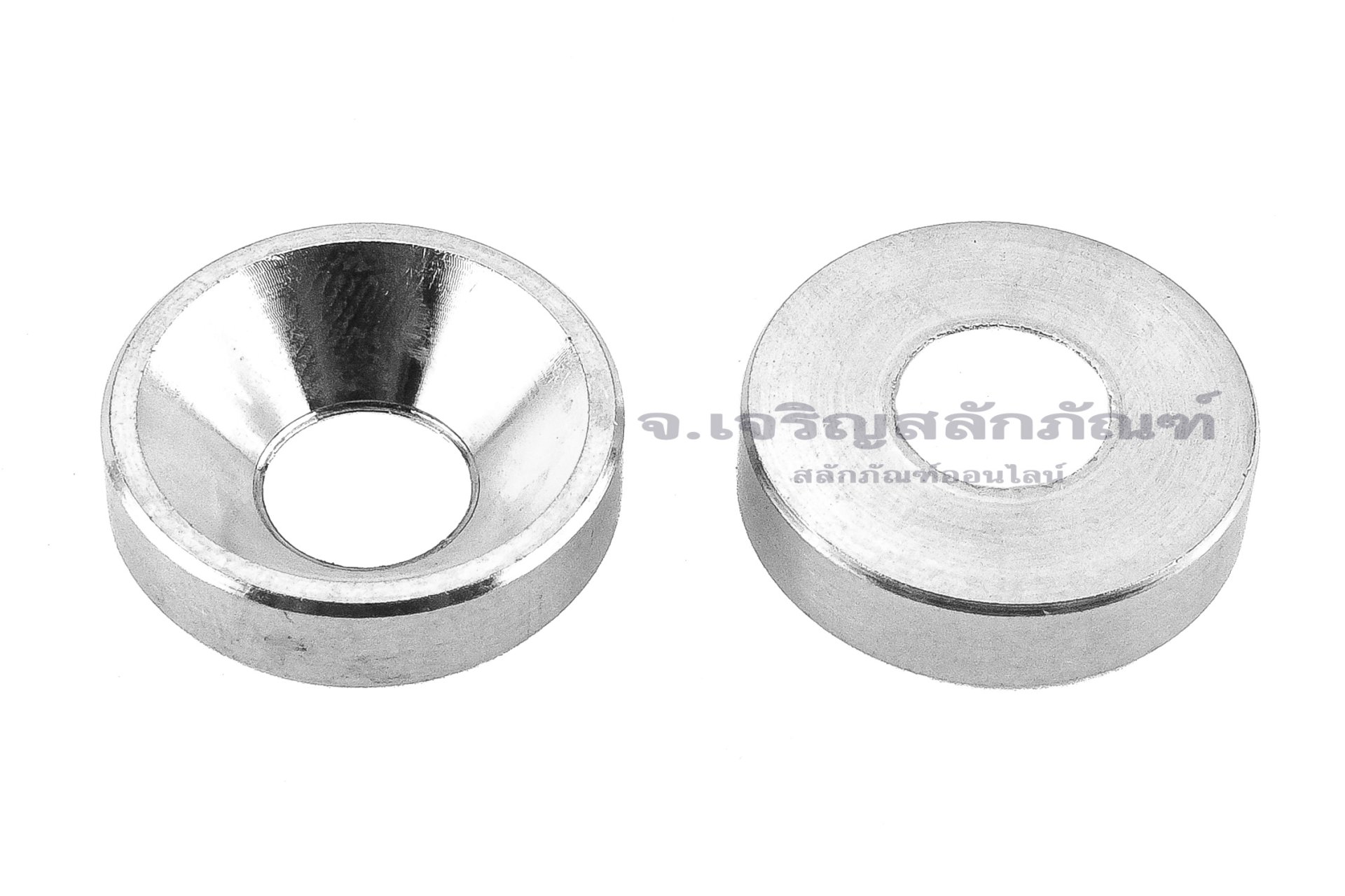 แหวนรองน็อตหัวเตเปอร์ สแตนเลส ทรงเรียบด้านในตัน (304 Stainless Steel Countersunk Washer) ขนาด M8 วงนอก 20 สูง 5 mm