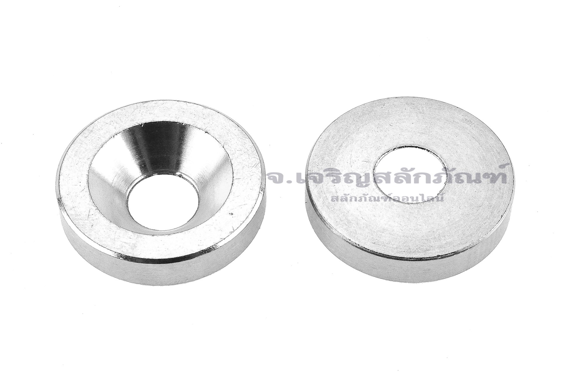 แหวนรองน็อตหัวเตเปอร์ สแตนเลส ทรงเรียบด้านในตัน (304 Stainless Steel Countersunk Washer) ขนาด M8 วงนอก 25 สูง 5 mm