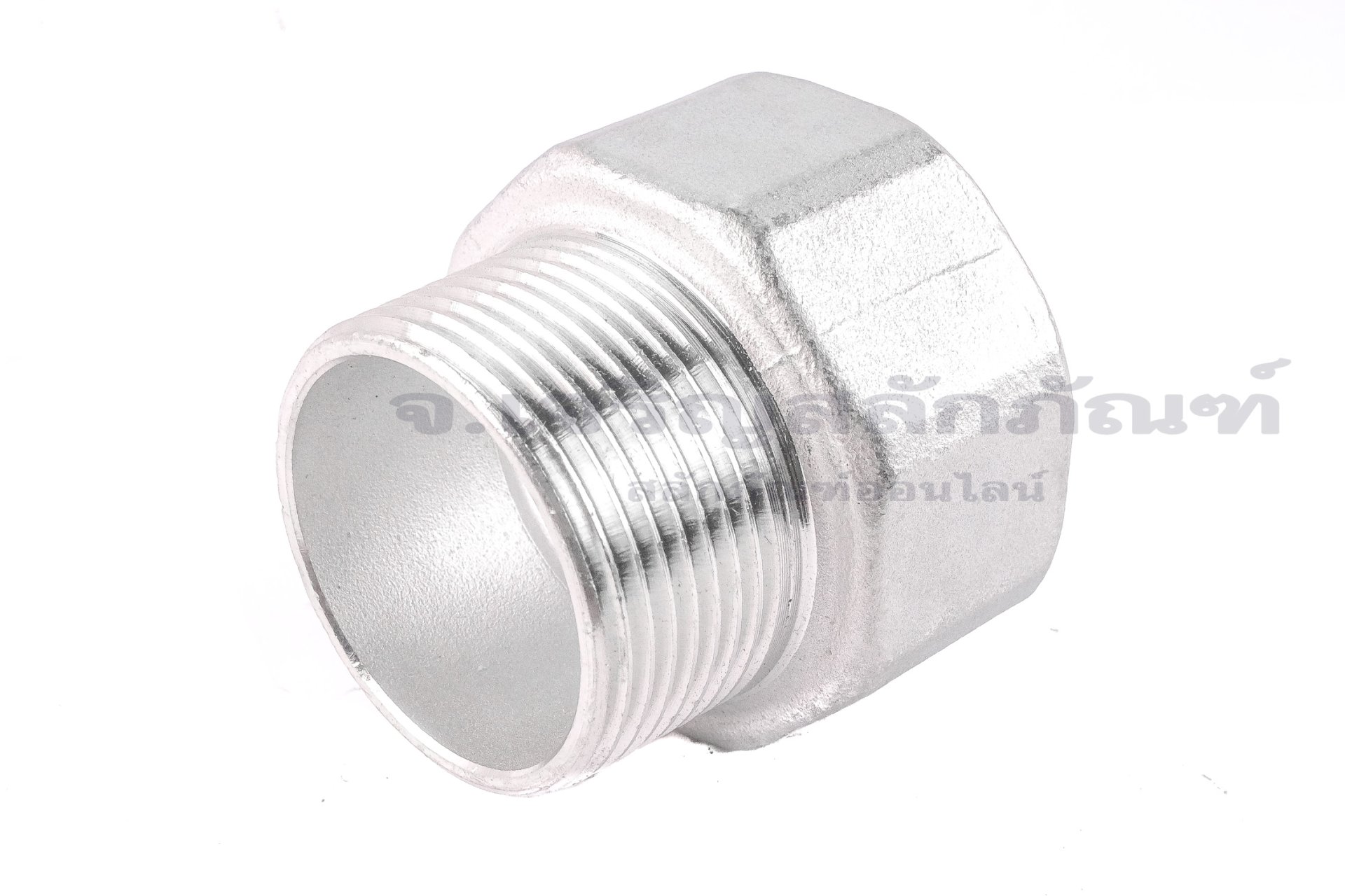 ข้อต่อตรงสแตนเลส 304 (เกลียวนอก x เกลียวใน) 1.1/4" x 1.1/2" ข้อต่อลด-ข้อต่อ