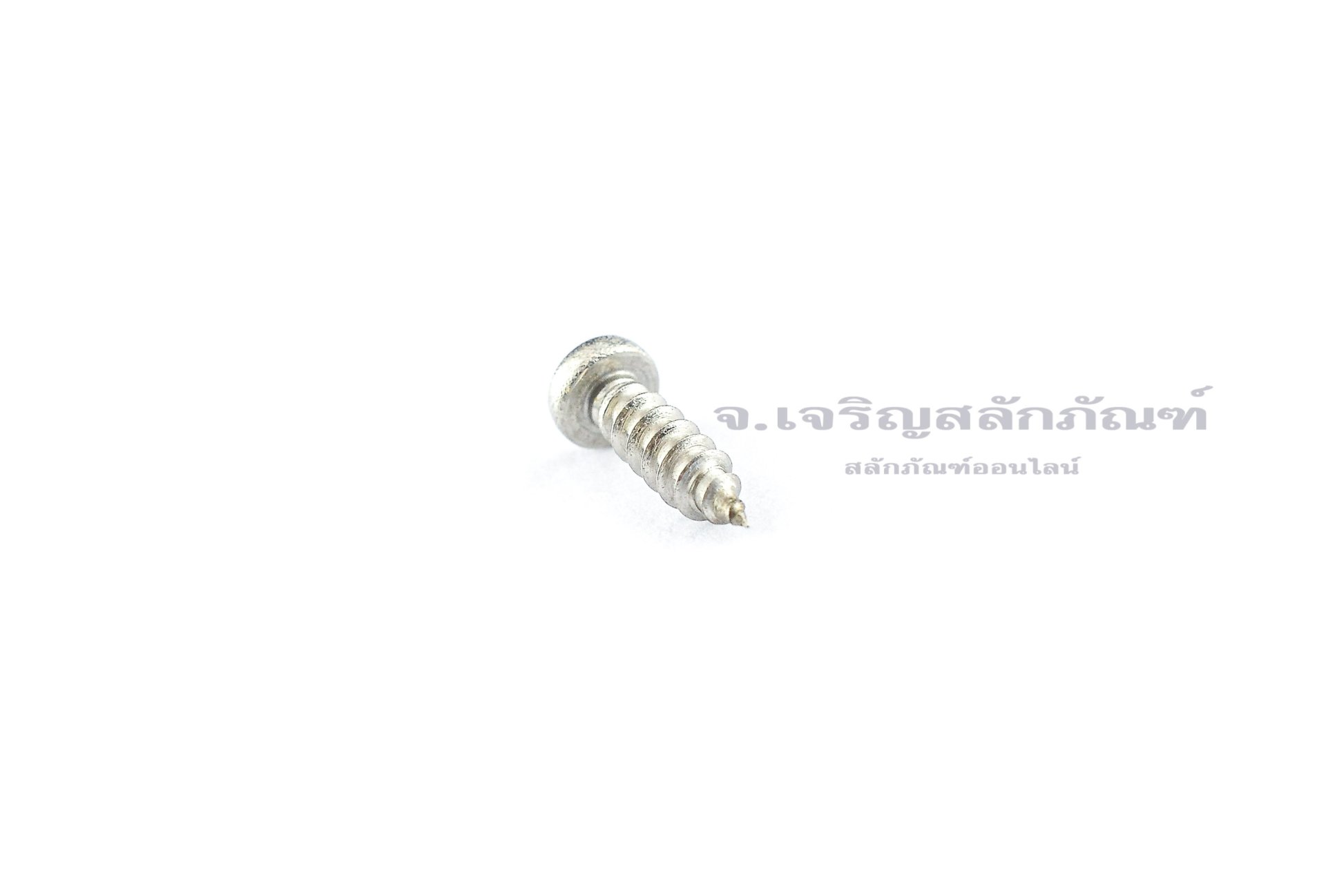 สกรูเกลียวปล่อยสแตนเลสหัวกลมแฉก 3.5x12