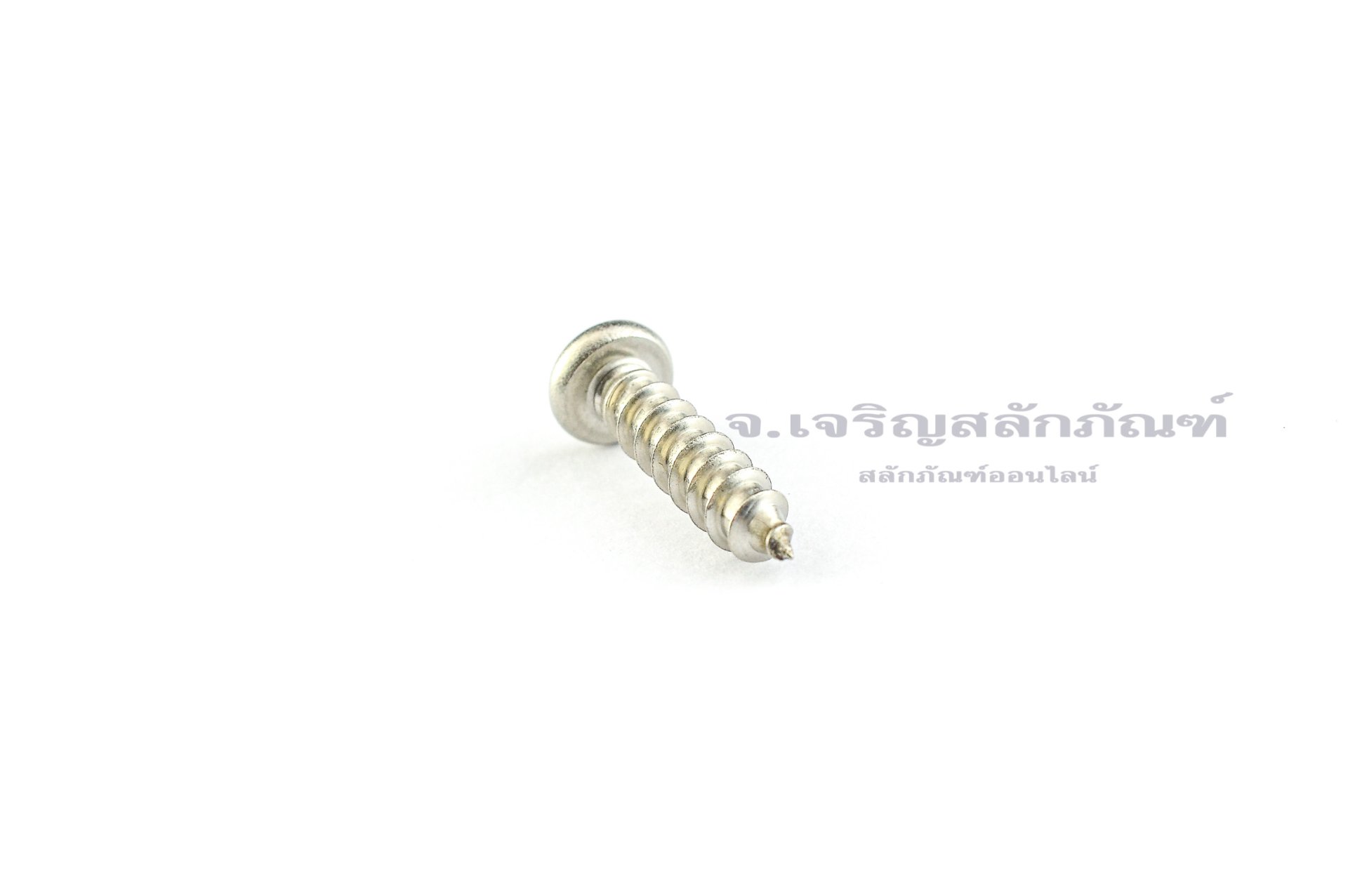 สกรูเกลียวปล่อยสแตนเลสหัวกลมแฉก 5x40