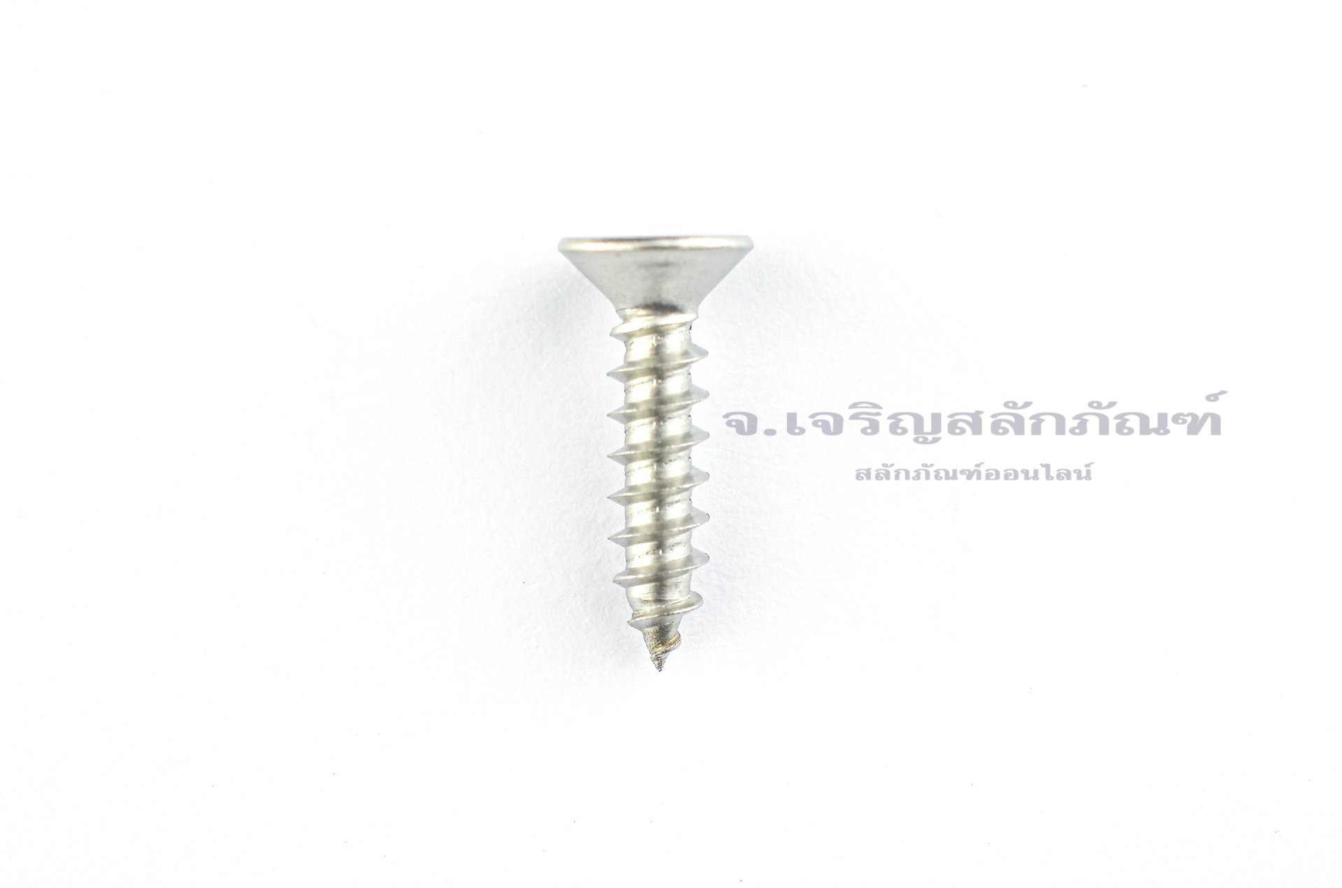 สกรูเกลียวปล่อยสแตนเลสหัวเตเปอร์แฉก M4.5x20