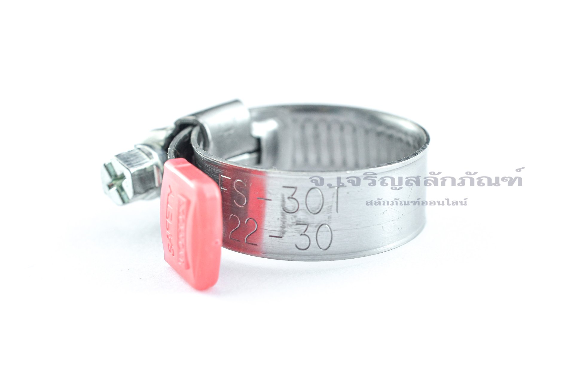 เข็มขัดรัดท่อสแตนเลส Toyox ญี่ปุ่น 22-30 mm คุณภาพอย่างดี
