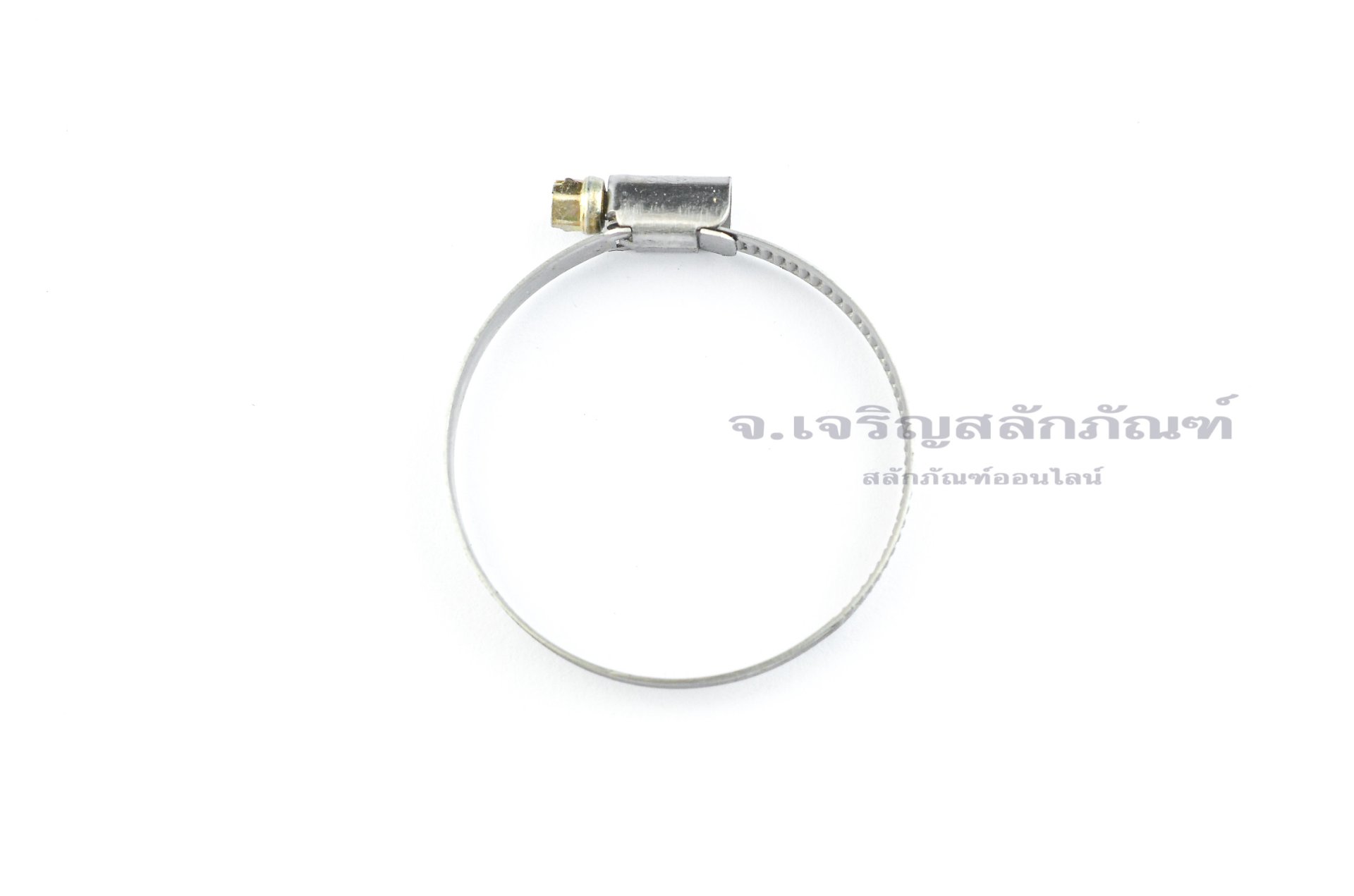 เข็มขัดรัดท่อสแตนเลสหน้าแคบ ขนาด 40-60 mm (หน้าแคบ 9.1 mm)