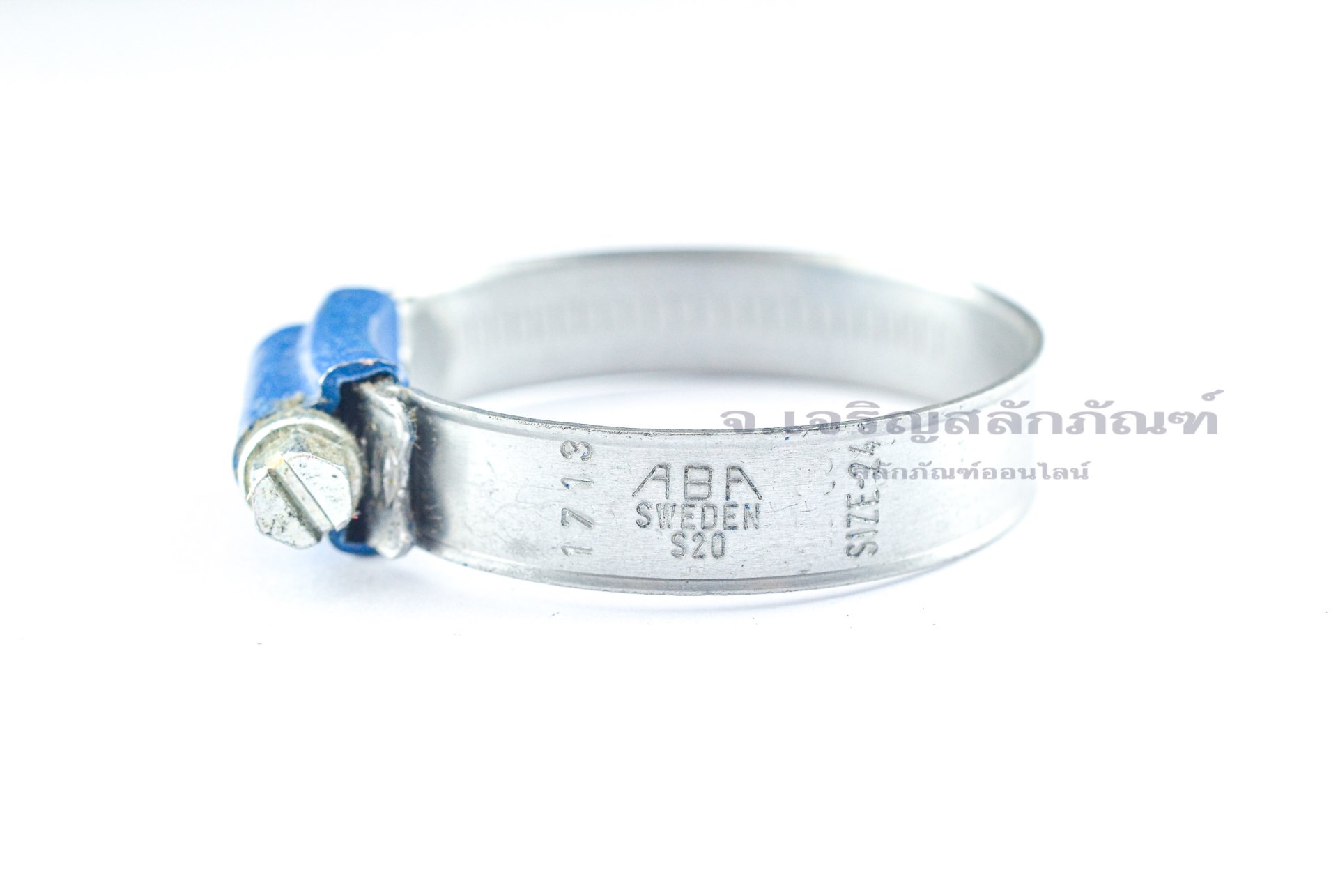 เข็มขัดรัดท่อหัวฟ้า ABA สวีเดน 32-44 mm คุณภาพอย่างดี ด้านในเรียบ
