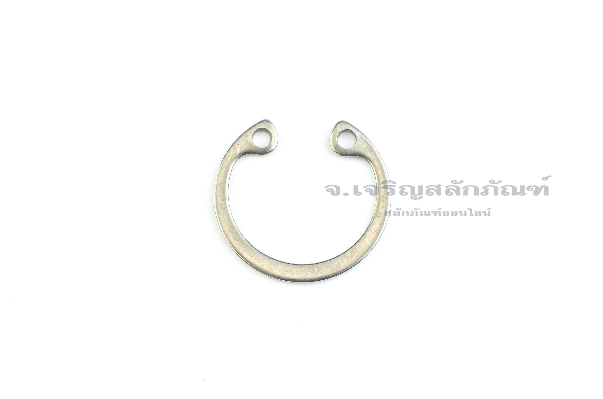 แหวนล็อคในสแตนเลส (OD) 22 mm (เบอร์ 22)  (วัดขนาดวงนอกของแหวนได้ 23.5 mm ความหนา 1.0 mm)