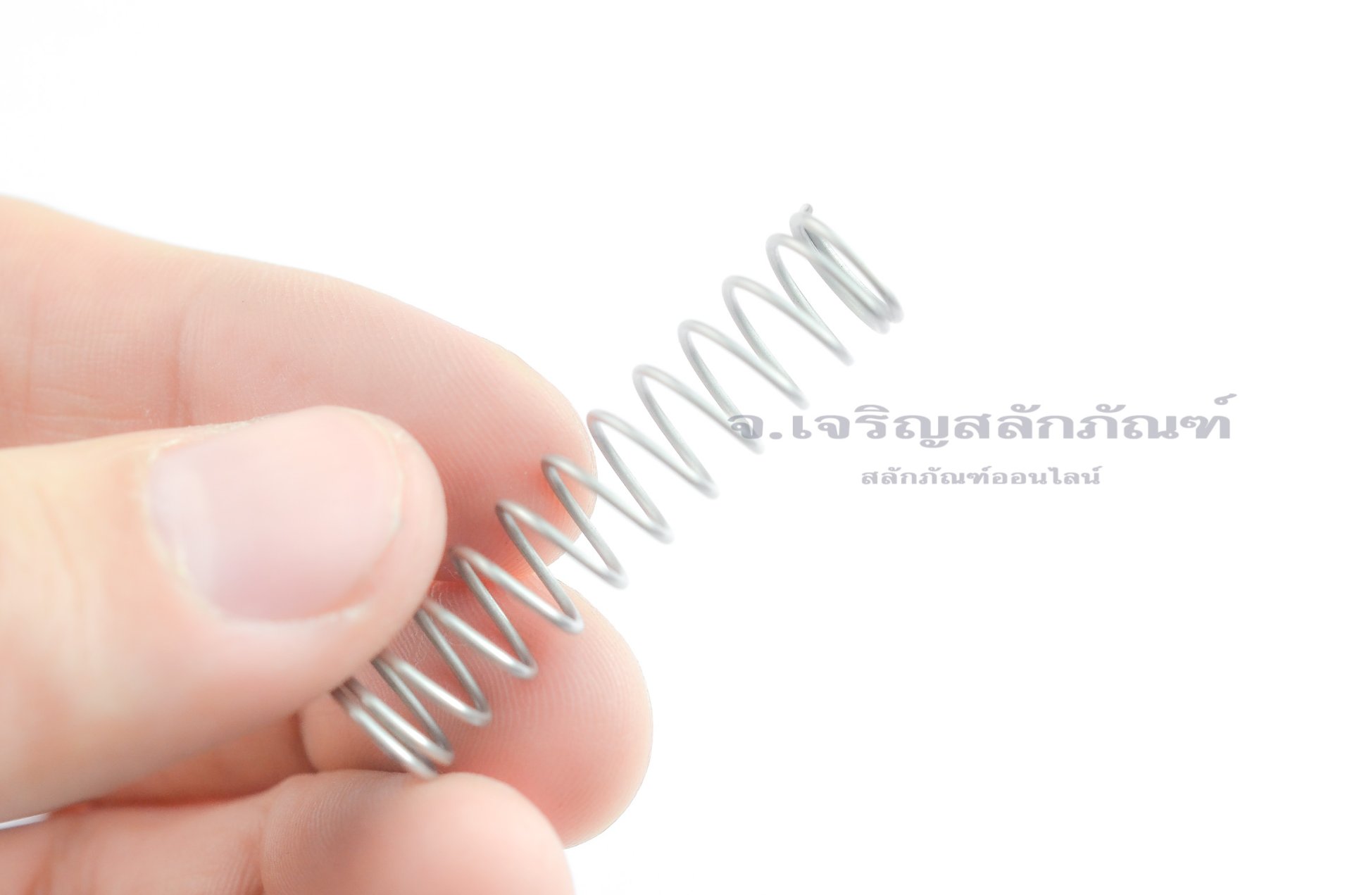 สปริงดันขนาดรูใน 7 mm สปริงสแตนเลส (0.8x7.4x40)