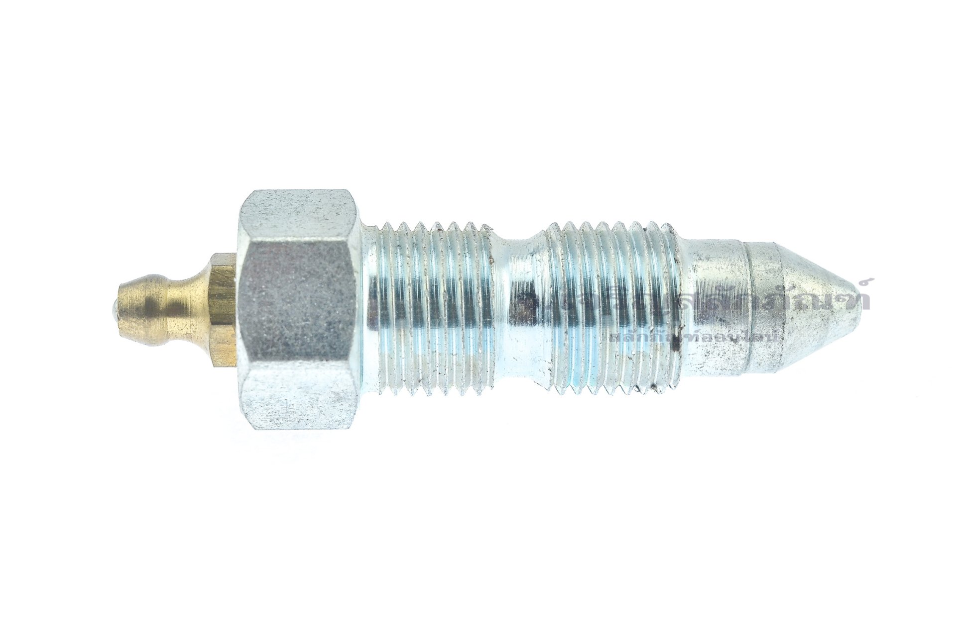 หัวอัดจารบีแทรค ตีนตะขาบ แม็คโคร หัวอัดจาระบีเร่งแทรค M16x1.5 ชุบขาว