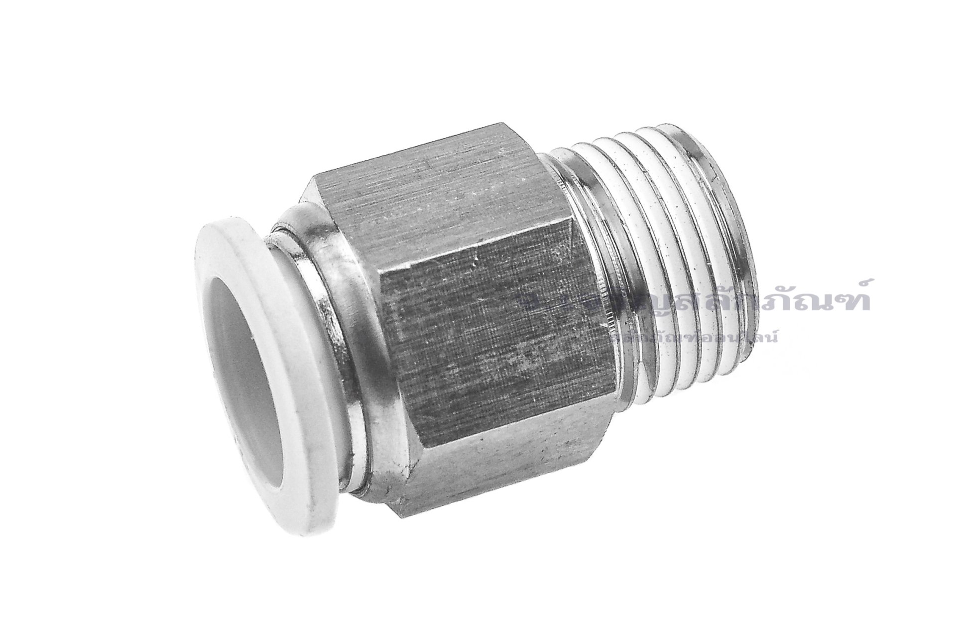 ข้อต่อลมเกลียวแป๊ป (เกลียวนอก x เสียบสาย) ขนาด 1/2" x 16 mm - jspstore