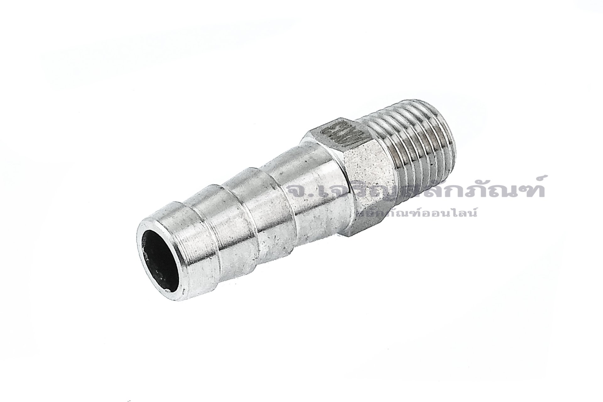 ข้อต่อหางไหลสแตนเลส เกลียวนอกเสียบสาย (เกลียวนอก x หางไหล) ขนาด 1/4" x ...
