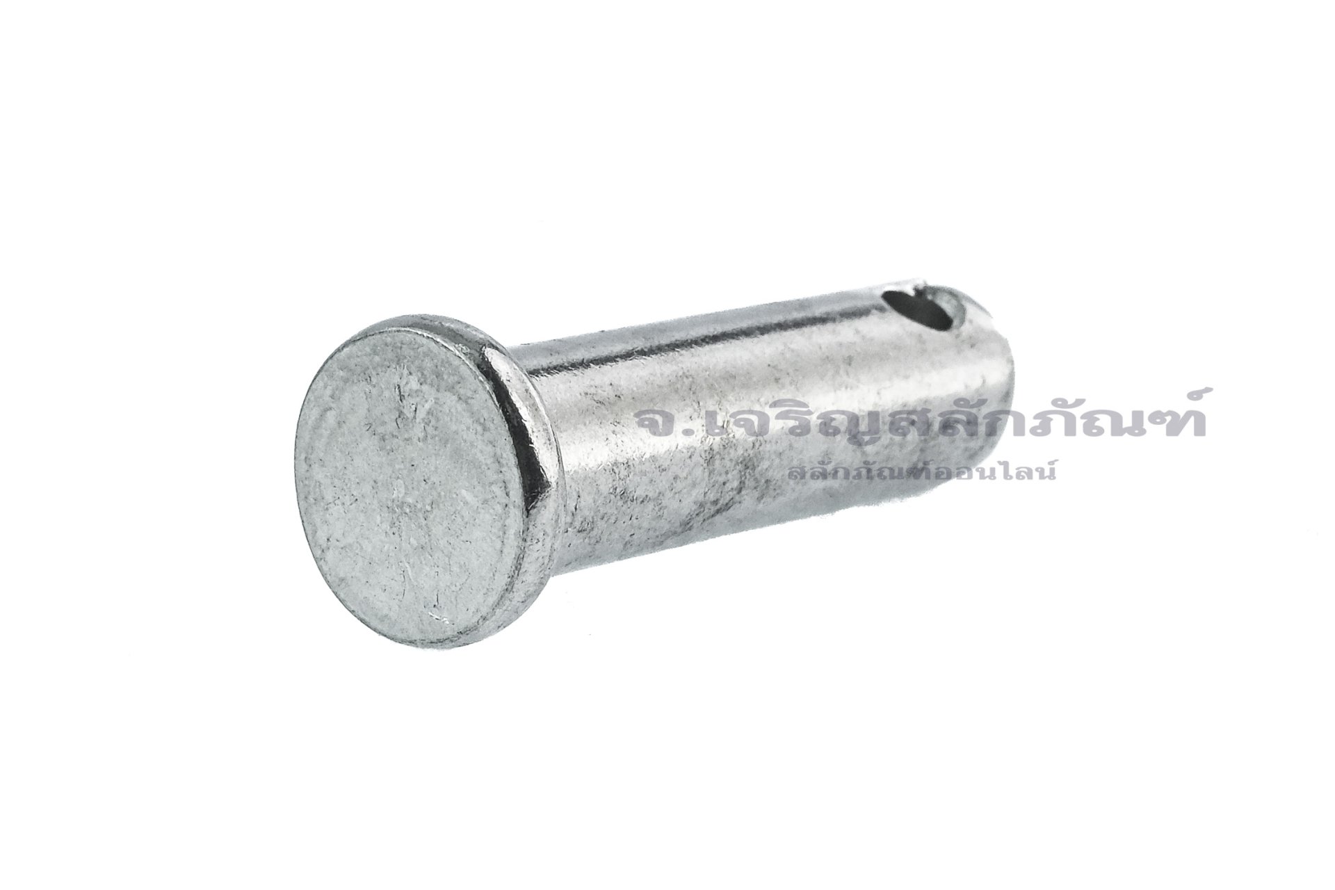 สลักหัวแบนกลม-ปิ๊นหัวแบนสแตนเลส (Stainless Steel Clevis Pin) ขนาด 12x40 ...