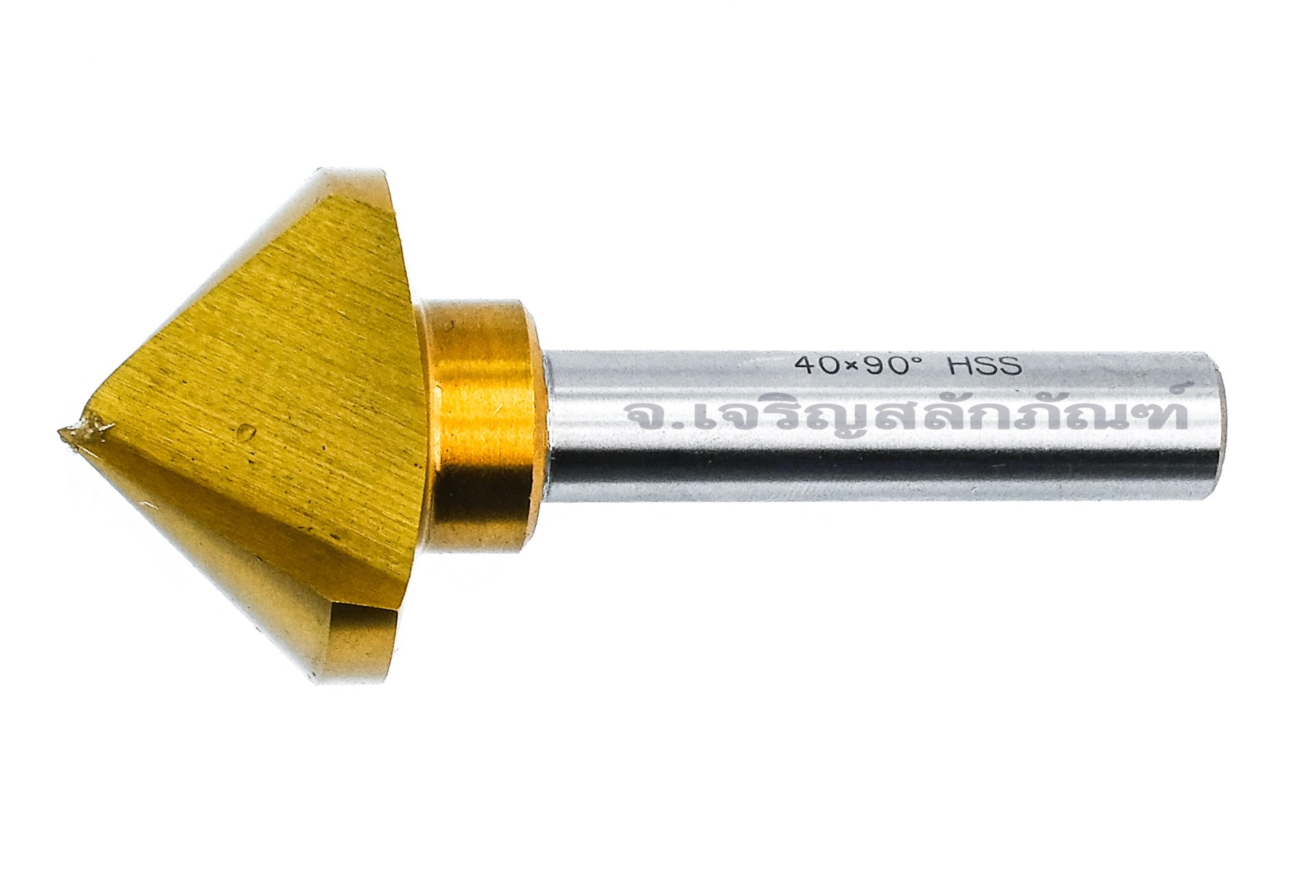ดอกคว้านหัวเตเปอร์ Countersink  ขนาด M40 Gold แกน 11.9 mm