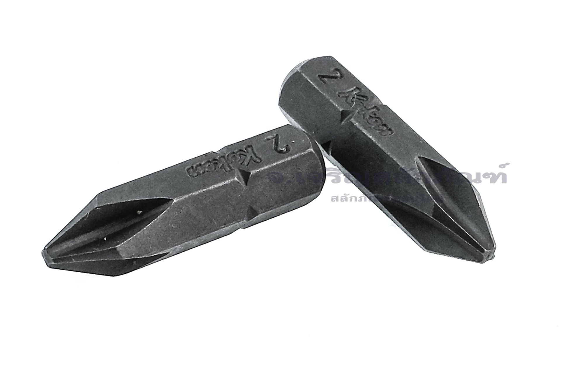 ดอกไขควงตอกหัวแฉก KOKEN Driver Bits เบอร์ 2 แบบสั้น 32 mm (+)