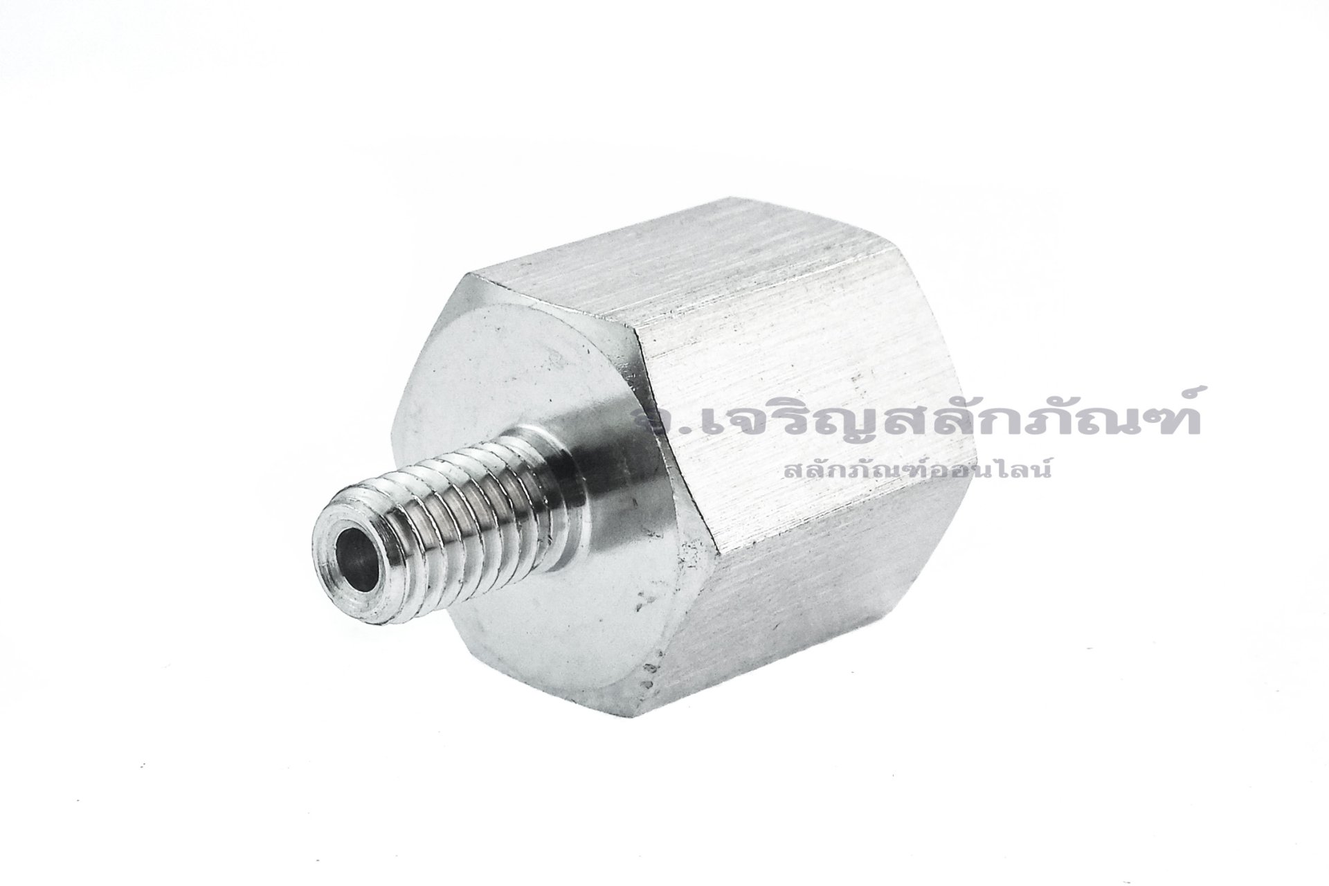 ข้อต่อตรงสแตนเลส (เกลียวนอก x เกลียวใน) M6x1.0 x 1/4" ข้อต่อลด-ข้อต่อเพิ่ม