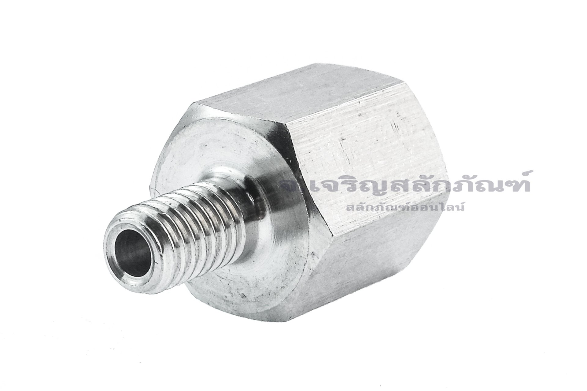 ข้อต่อตรงสแตนเลส (เกลียวนอก x เกลียวใน) M6x1.0 x 1/8" ข้อต่อลด-ข้อต่อเพิ่ม