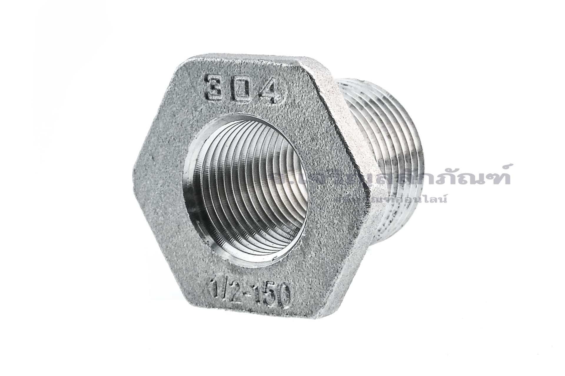 ข้อต่อตรงสแตนเลส (เกลียวนอกซ้าย x เกลียวในขวา) 3/4" x1/2" ข้อต่อลด-ข้อต่อเพิ่ม