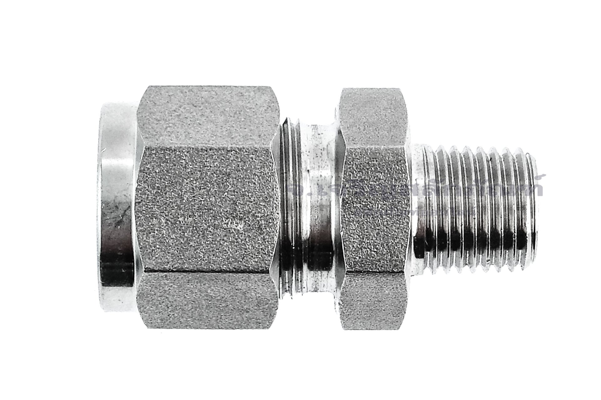 ข้อต่อตาไก่สแตนเลสเกรด 316 (เกลียวนอก x เสียบสาย) 1/4"x1/2 mm