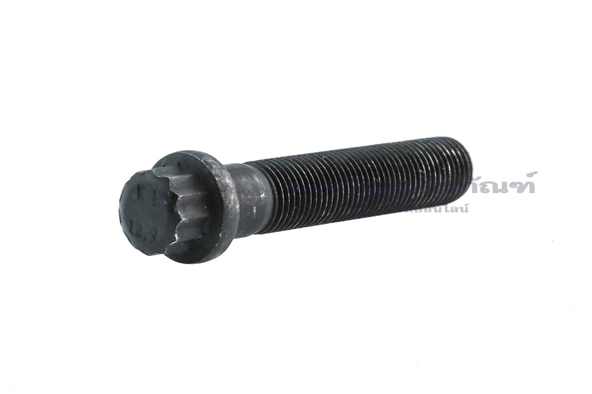 น็อตหัว 12 เหลี่ยมเหล็กดำเกรดแข็ง ขนาด 3/8"x 2" เกลียว 24 (UNF)