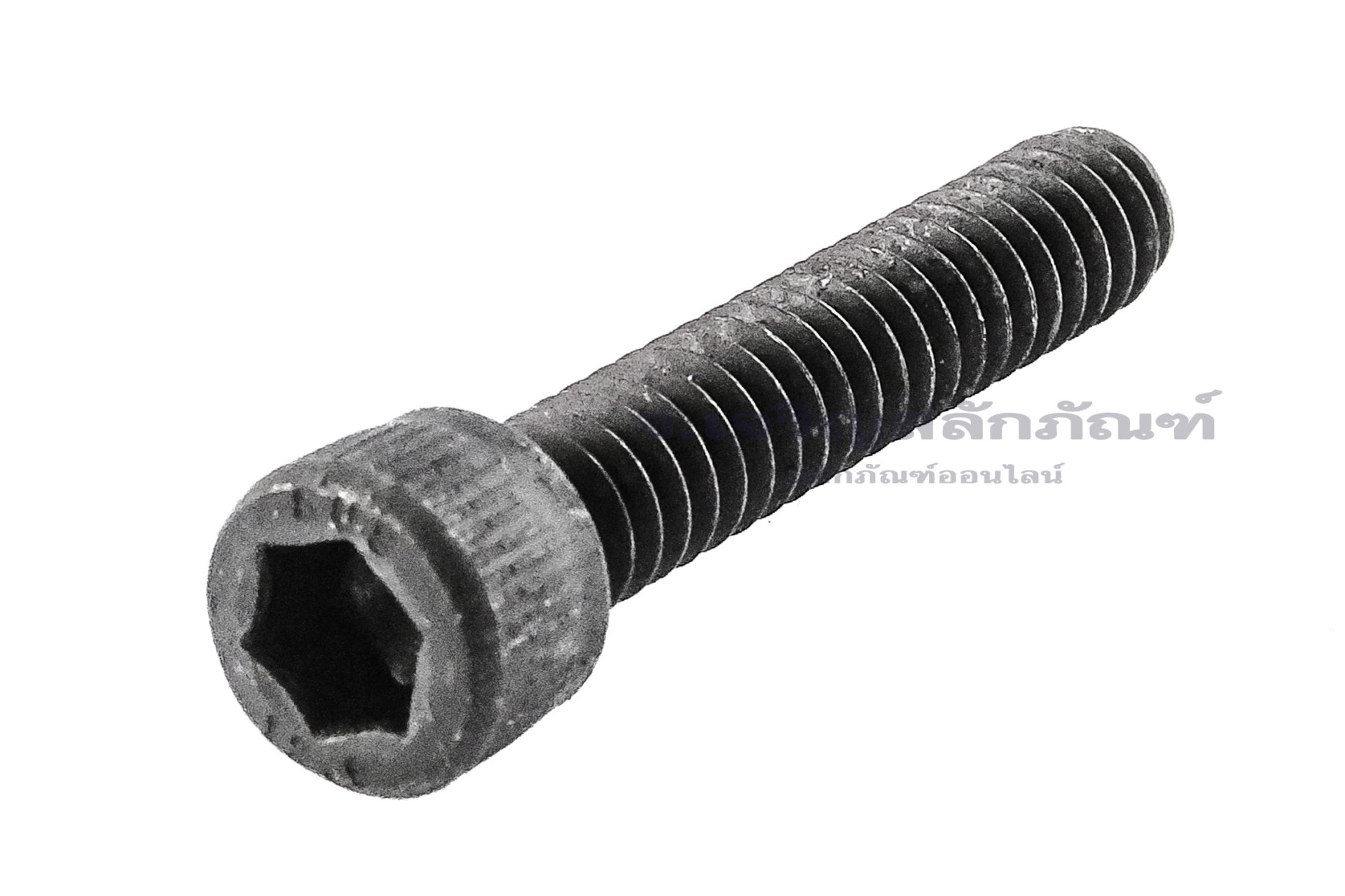 น็อตหัวจมดำแข็ง #10-24 x 1" (เบอร์ 10 เกลียว 24 ยาว 1") วัดความโตเป็นมิลได้ 4.8x25.4 mm เกลียวตลอด