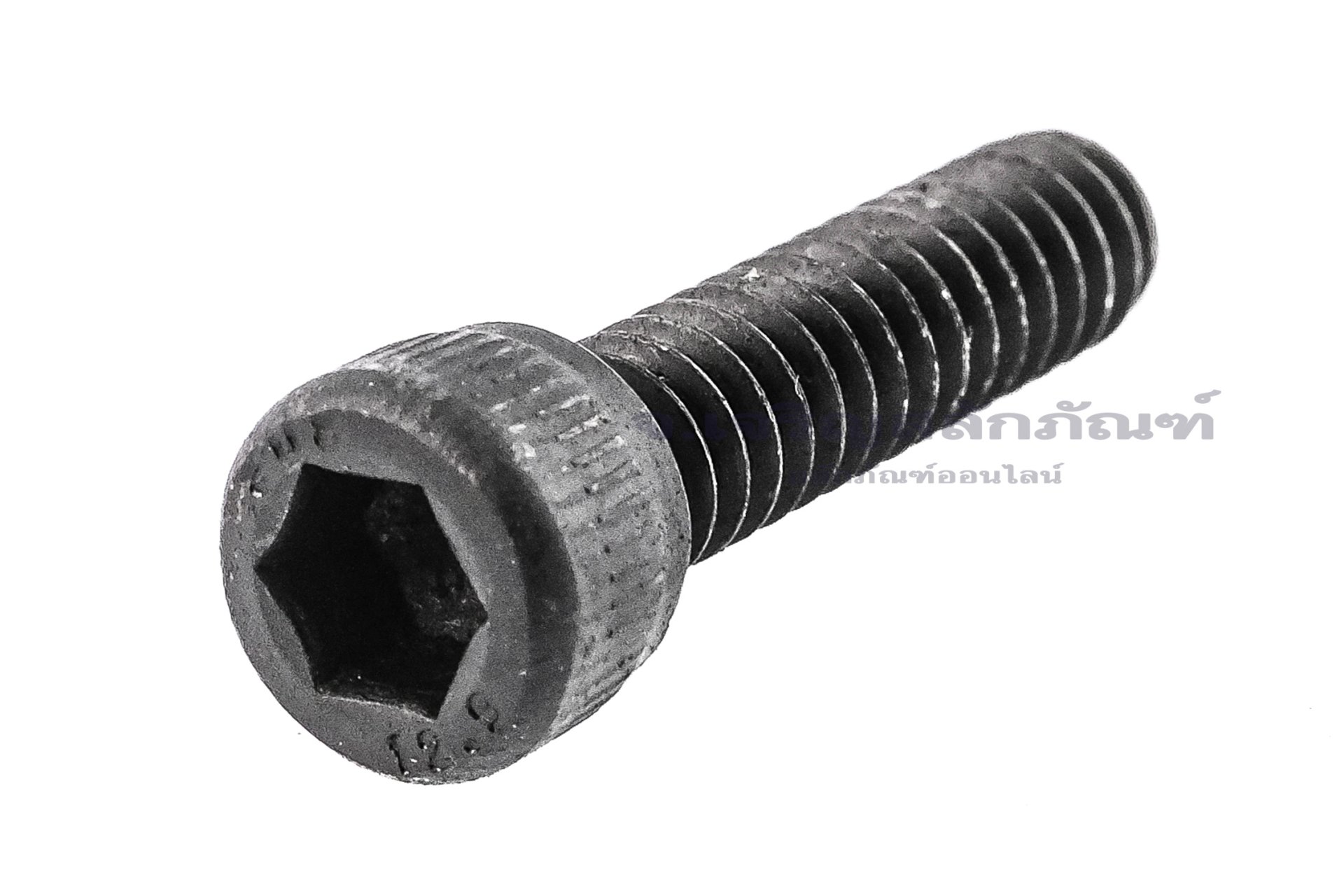 น็อตหัวจมดำแข็ง #10-24 x 3/4" (เบอร์ 10 เกลียว 24 ยาว 3/4") วัดความโตเป็นมิลได้ 4.8x19 mm เกลียวตลอด