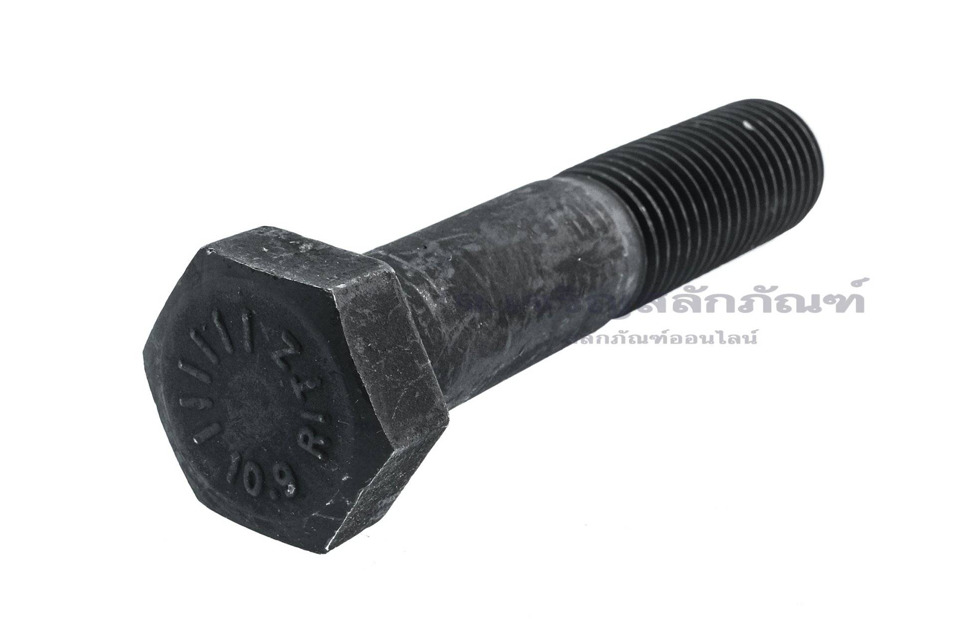 น็อตเหลี่ยมดำแข็ง ขนาด 1"x 5" เกลียว 8 (BSW/NC) เกลียวไม่ตลอด