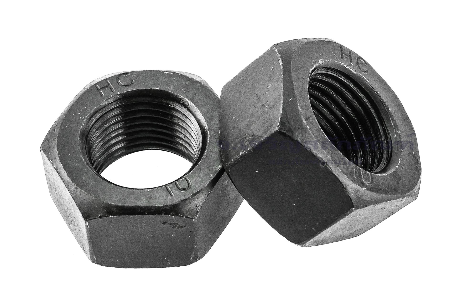 หัวน็อตดำ Hex Nut M22x2.0 (หัวน็อตเบอร์ 33) เกรด 10.9
