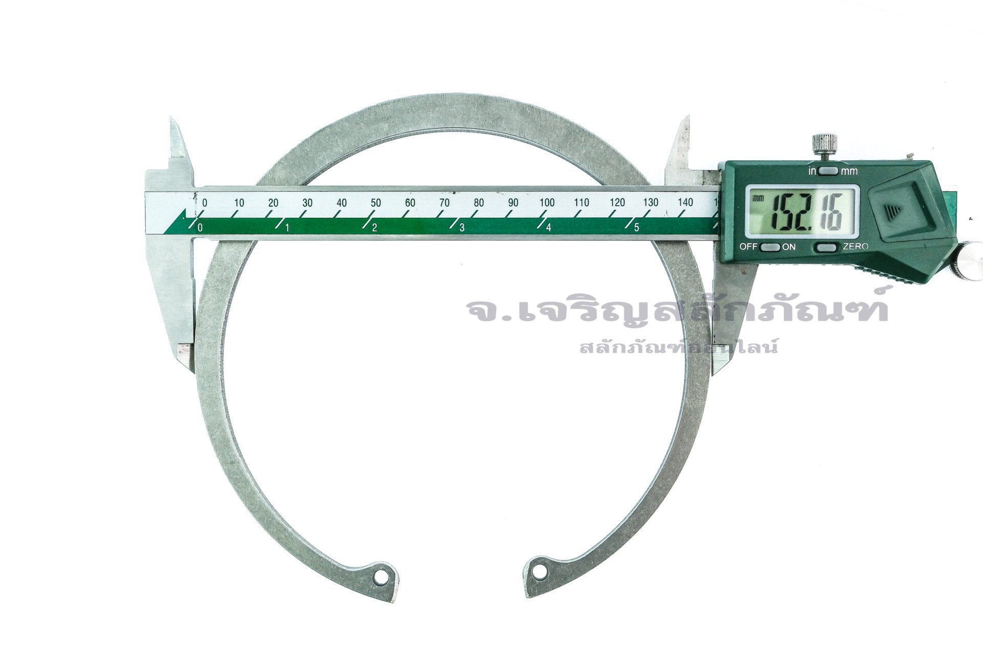 แหวนล็อคในสแตนเลส (OD) 145 mm (เบอร์ 145) (วัดขนาดวงนอกของแหวนได้ 152 mm ความหนา 4.5 mm)