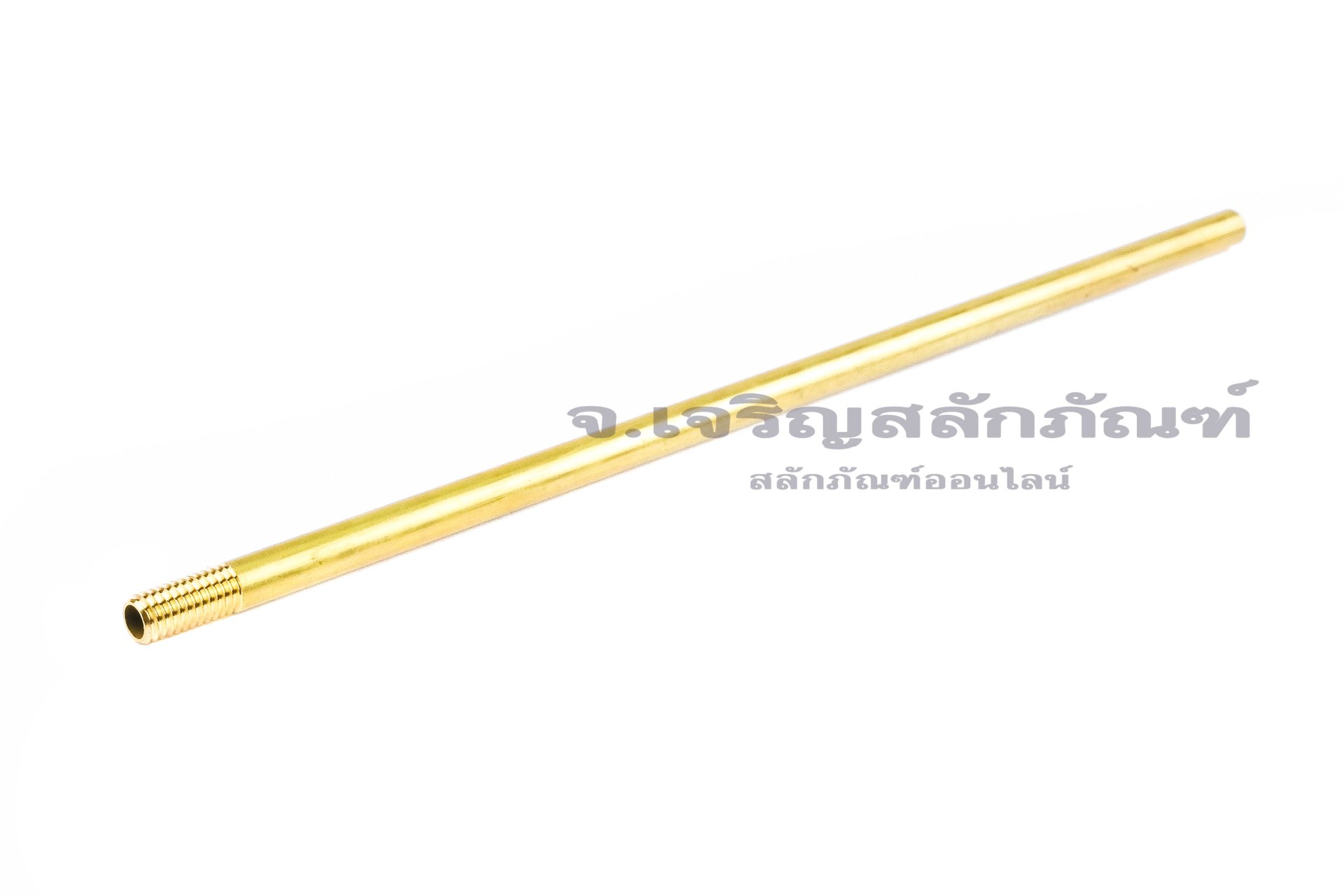 ข้อต่อตรงทองเหลือง แบบยาวพิเศษ (เกลียวนอก x ท่อกลวง) ขนาด M6x1.0 x 6 mm ยาว 200 mm