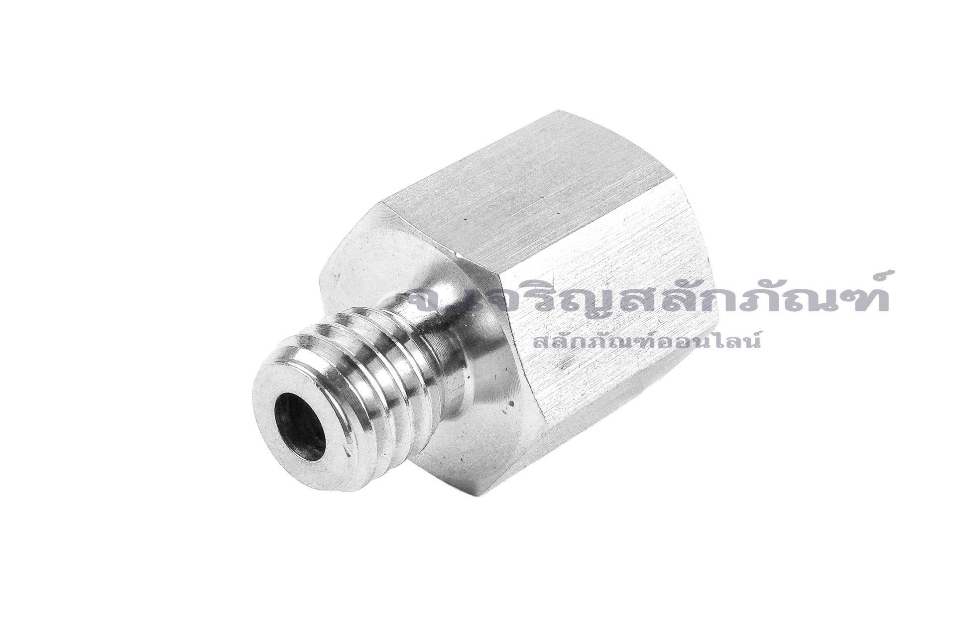 ข้อต่อตรงสแตนเลส (เกลียวนอก x เกลียวใน) M10x1.5 x M12x1.75 ข้อต่อลด-ข้อต่อเพิ่ม