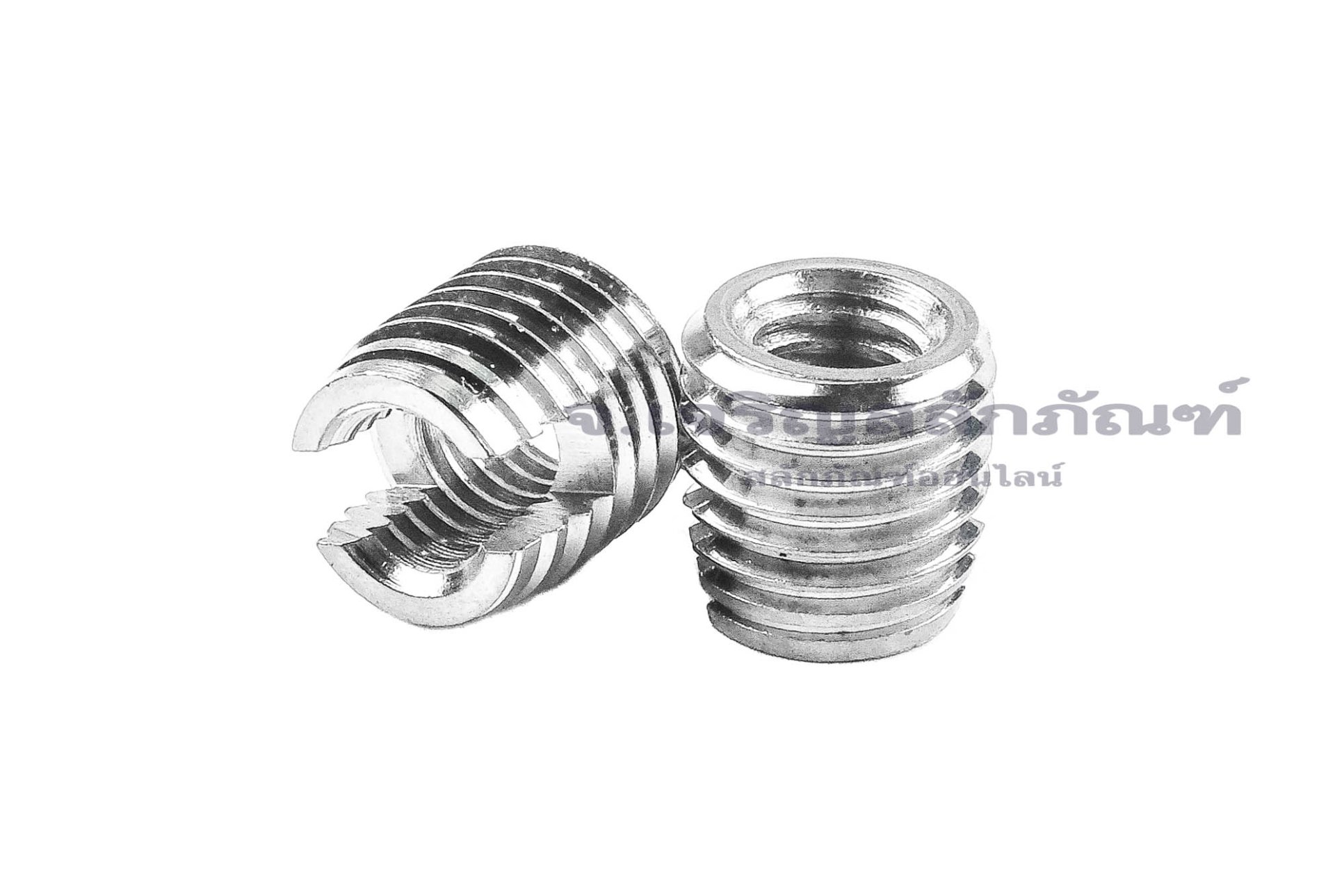 ตัวหนอนซ่อมเกลียวสแตนเลส เกลียวในขนาด M5x0.8 เกลียวนอกขนาด M8x1.0 ความยาว 8 mm