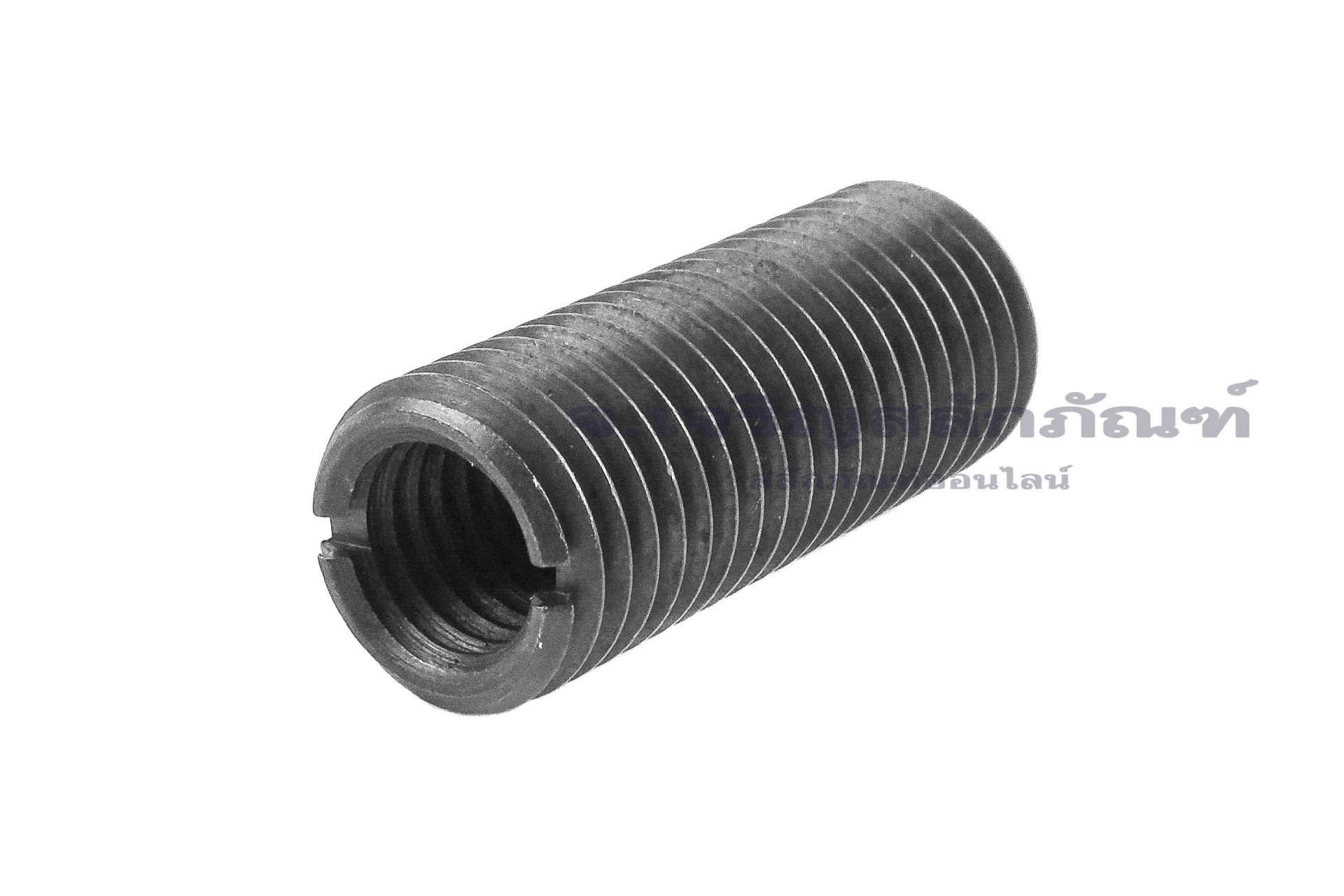 ตัวหนอนซ่อมเกลียวเหล็กดำแข็ง เกลียวในขนาด M12x1.75 เกลียวนอกขนาด M16x2.0 ความยาว 40 mm