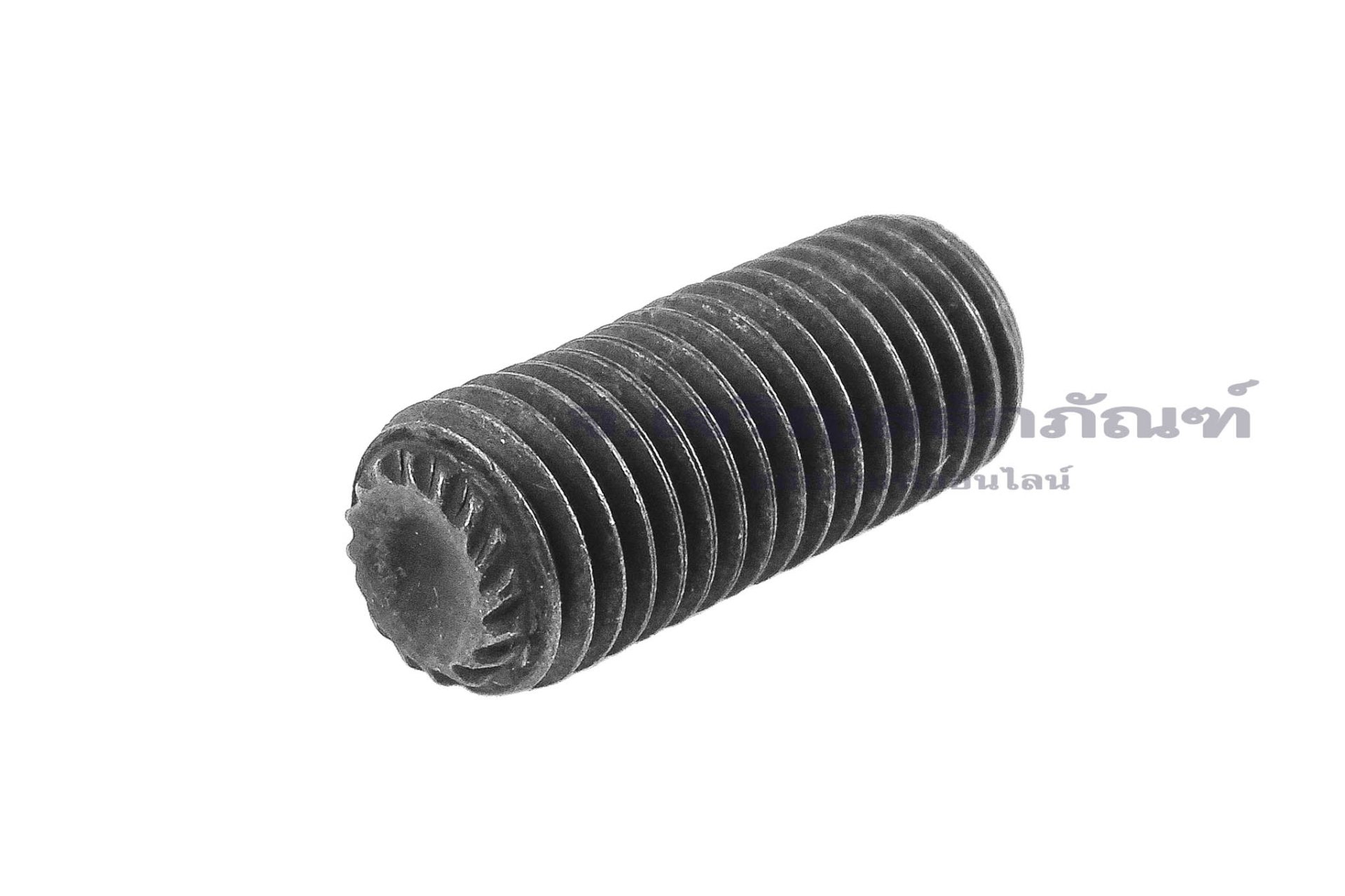 น็อตตัวหนอนดำแข็ง 5/16"x3/4" เกลียว 24 (UNF) ปลายริ้ว