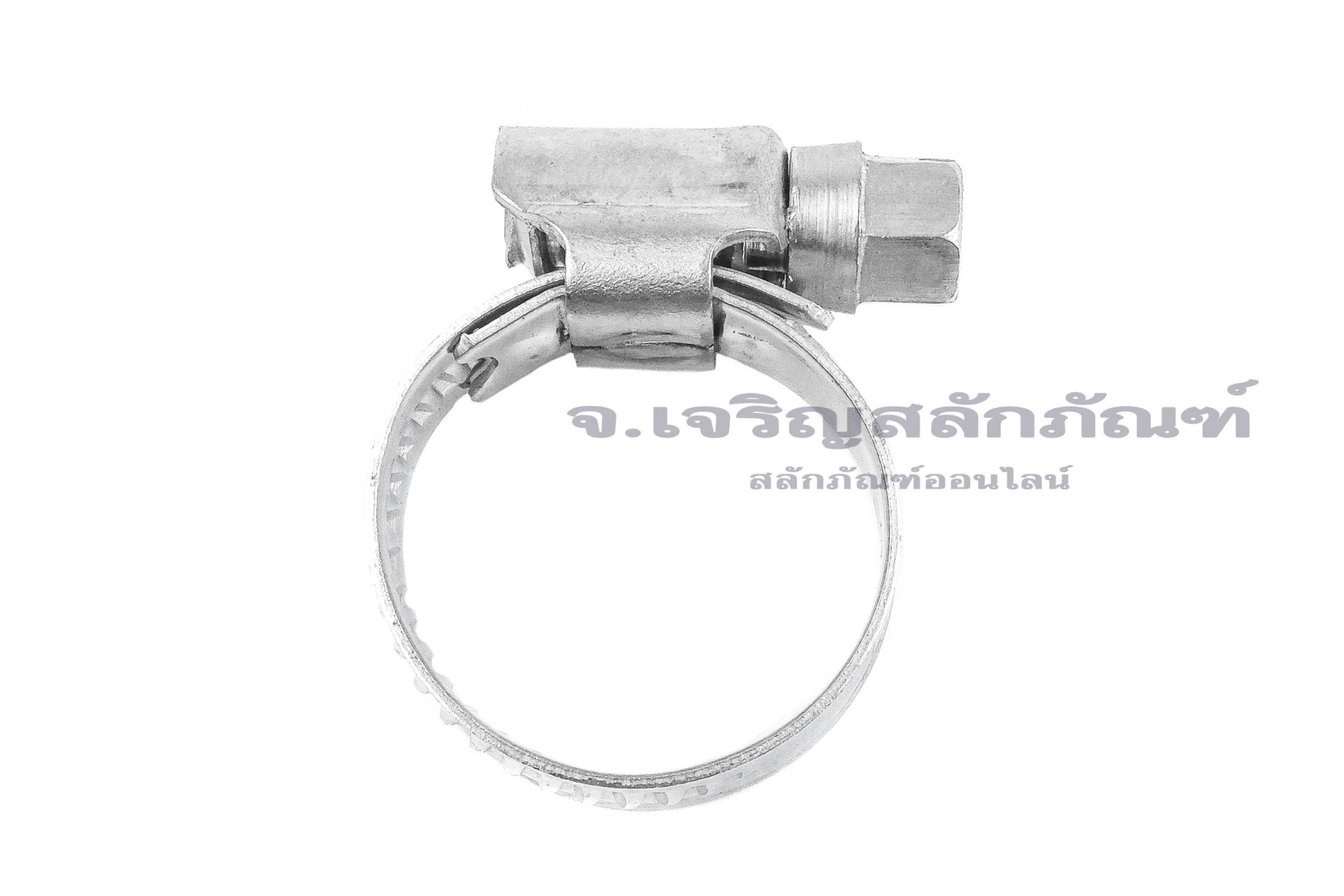 เข็มขัดรัดท่อสแตนเลสเกรด 304 ทั้งตัวรุ่นตัน TJBC All-Stainless-Steel Belt (หน้าตัด 12x0.7 mm) ขนาด 12-20 mm