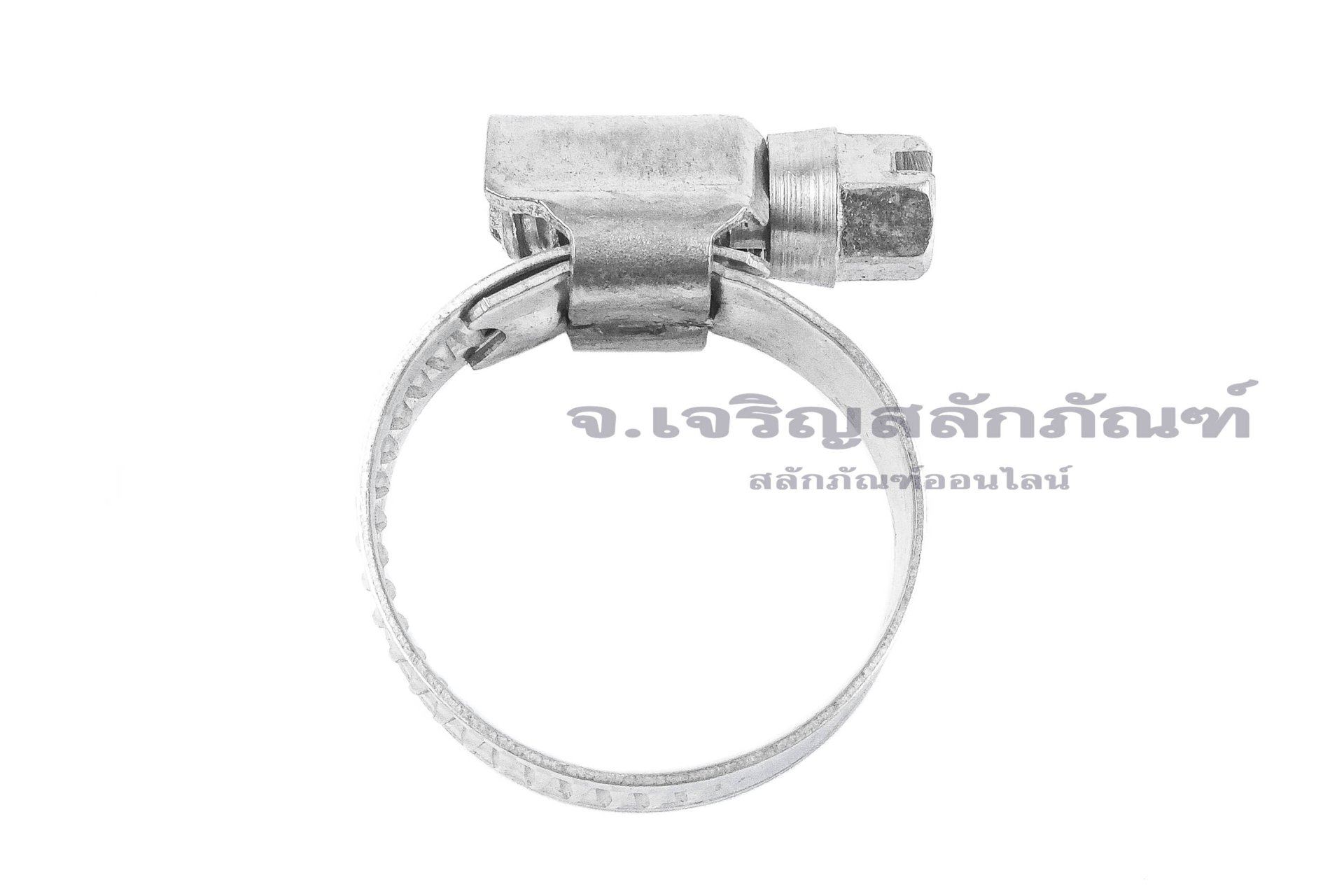 เข็มขัดรัดท่อสแตนเลสเกรด 304 ทั้งตัวรุ่นตัน TJBC All-Stainless-Steel Belt (หน้าตัด 12x0.7 mm) ขนาด 12-22 mm