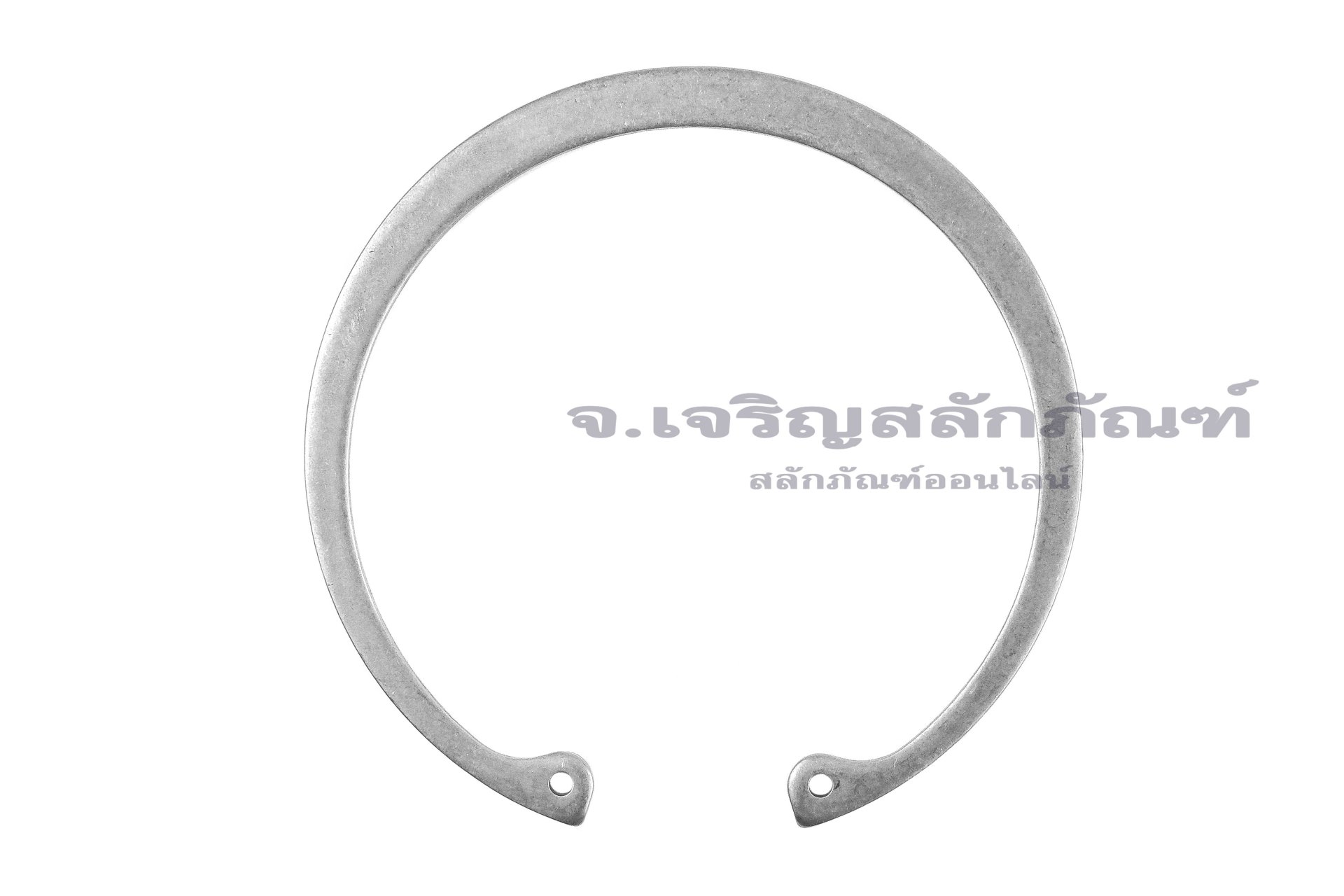 แหวนล็อคในสแตนเลส (OD) 110 mm (เบอร์ 110) (วัดขนาดวงนอกของแหวนได้ 116.87 mm ความหนา 4 mm) DIN472 SS420