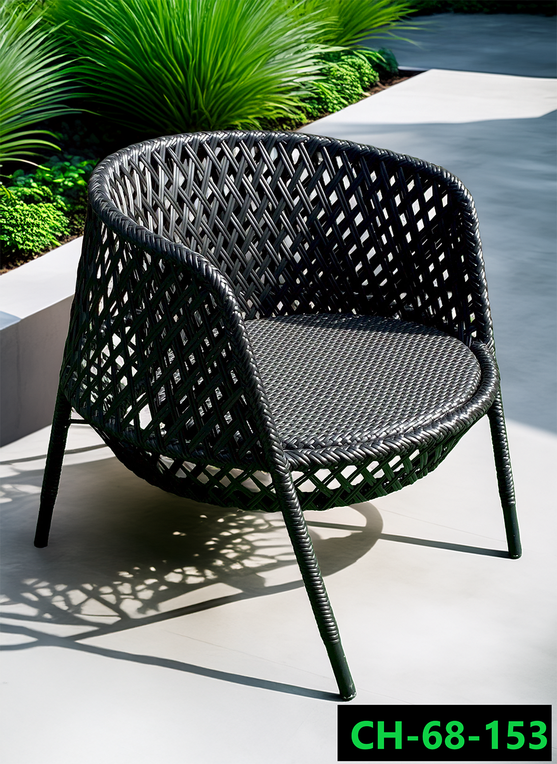 artificial rattan chair