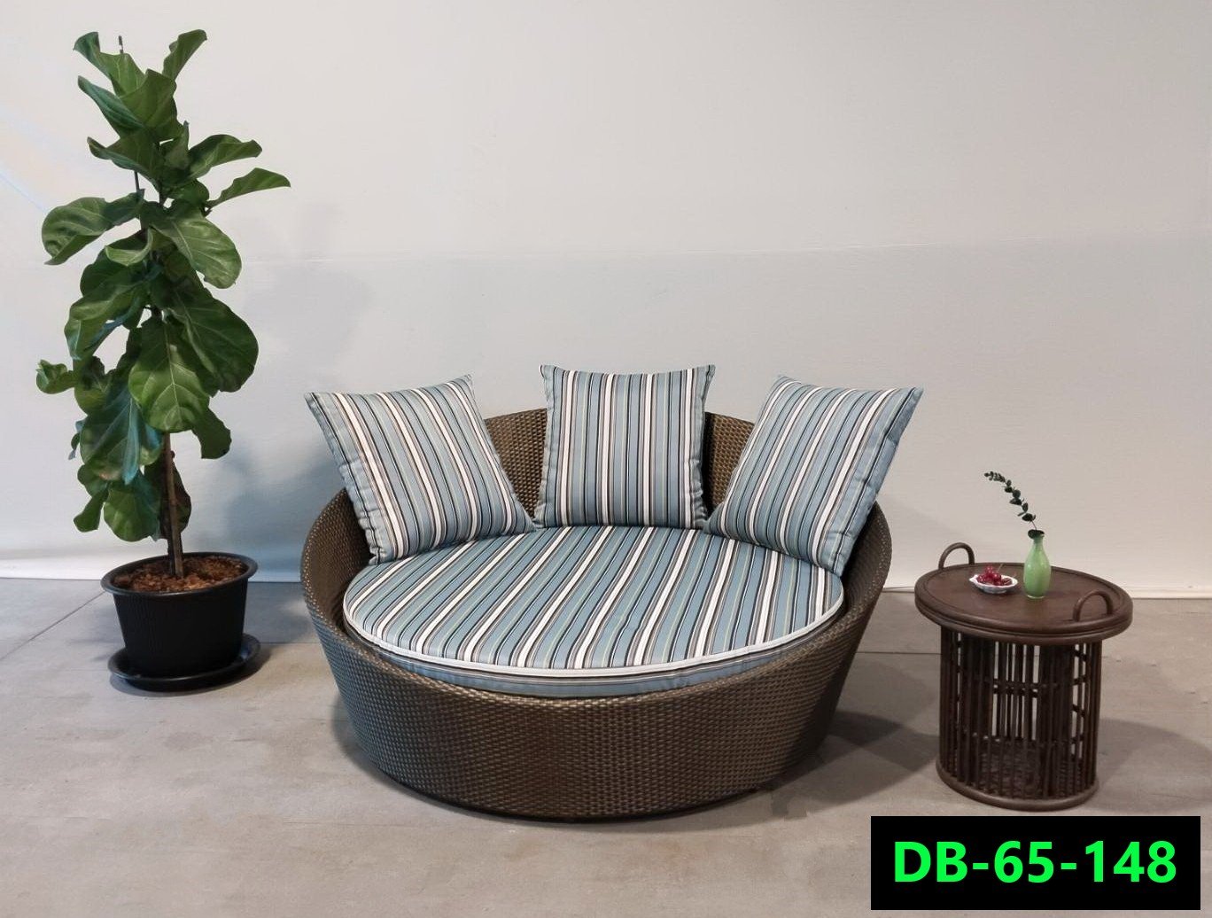 Belize Daybed Rattan Rattan Daybed set - spk-wickerthai