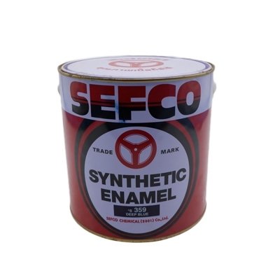 SEFCO สีเคลือบเงาเซฟโก้ สำหรับช้ภายนอกและภายใน S 359 DEEP BLUE ขนาด 3.4 ลิตร