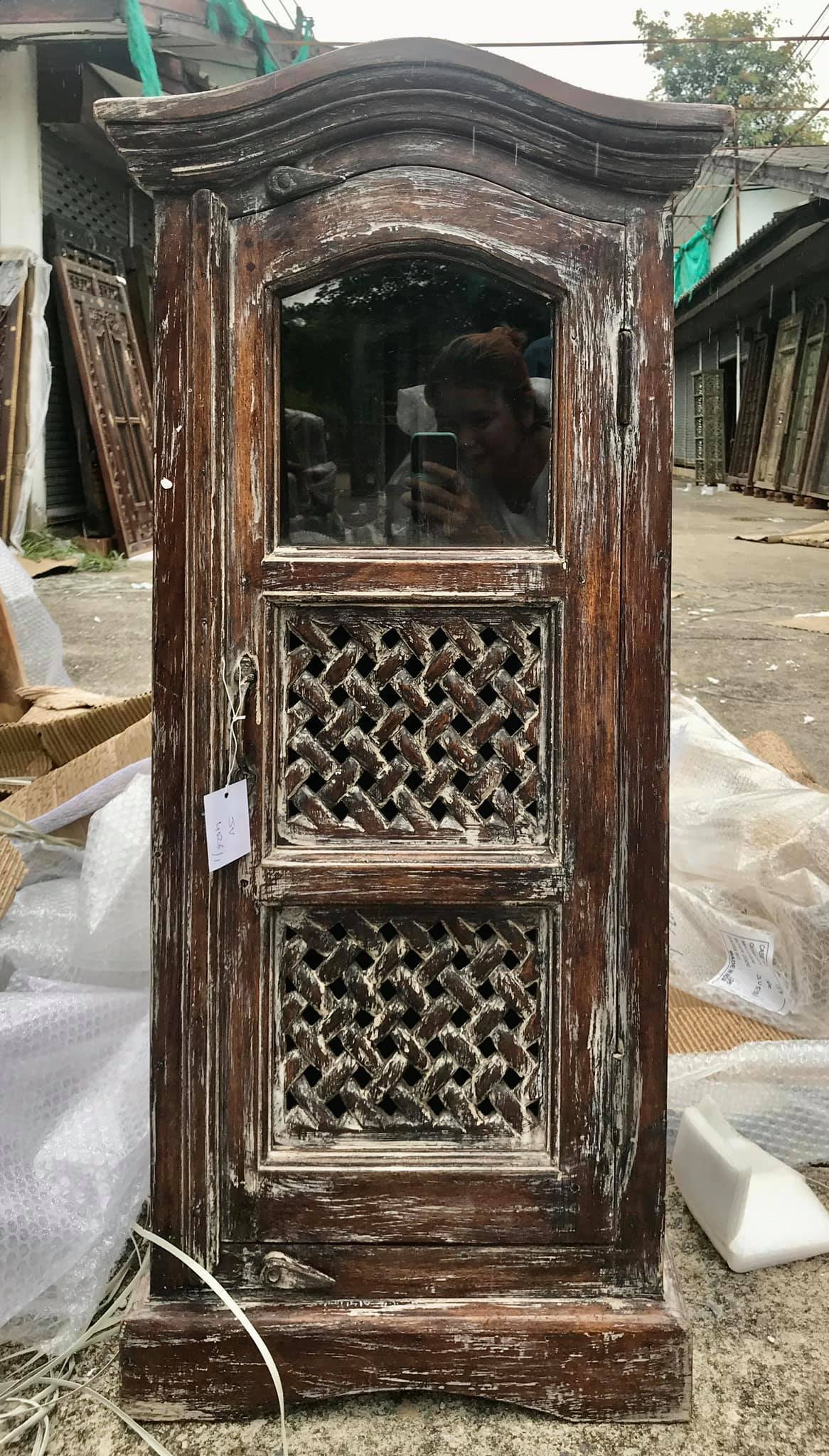 Classic Tall Cabinet Glass Door