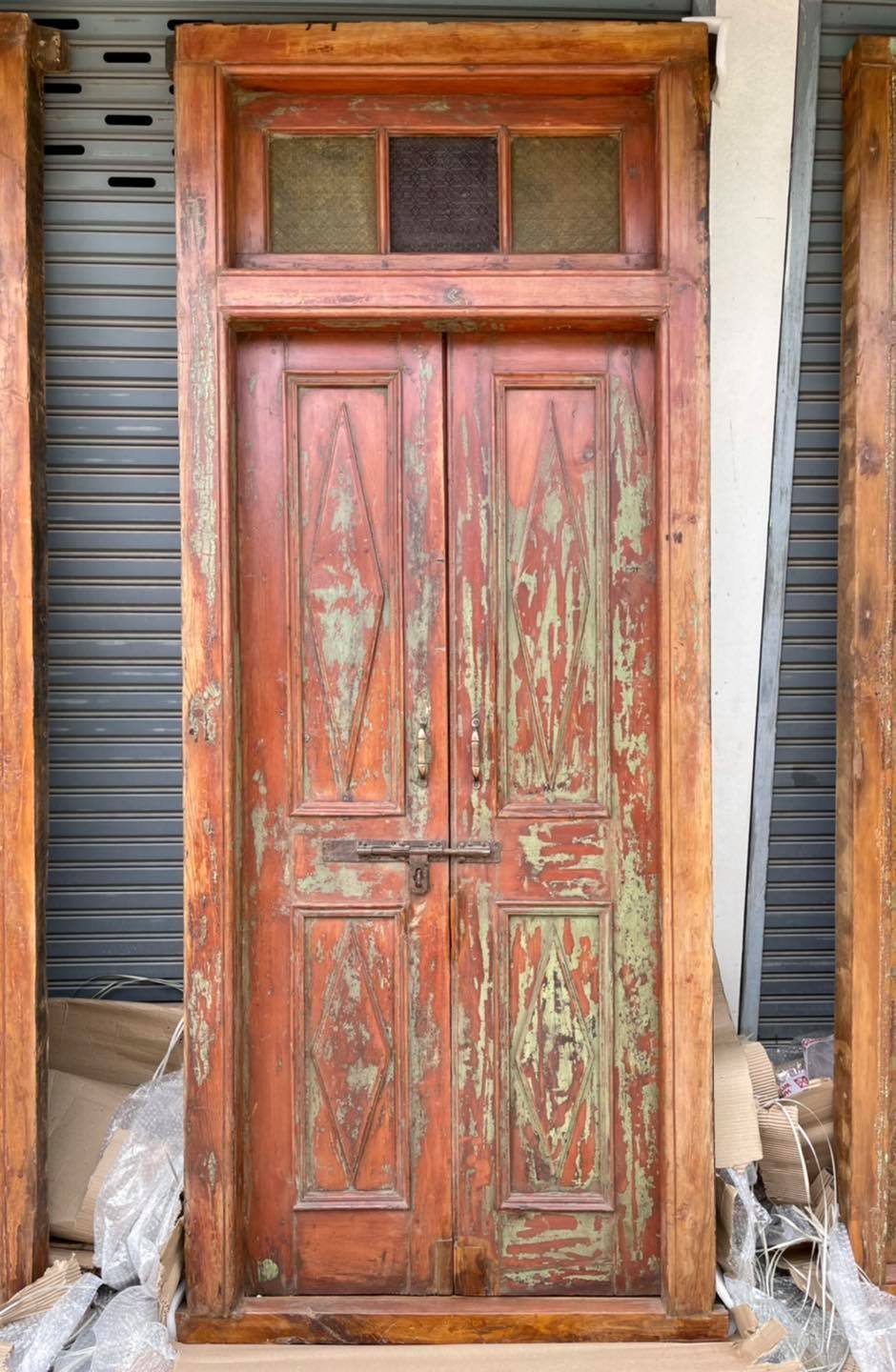 Classic Old Door with Glass