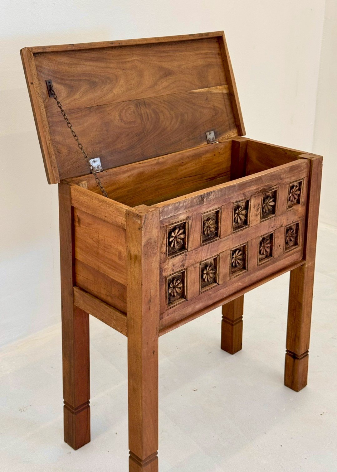 Concil Box Inage Antique Wooden Console Box