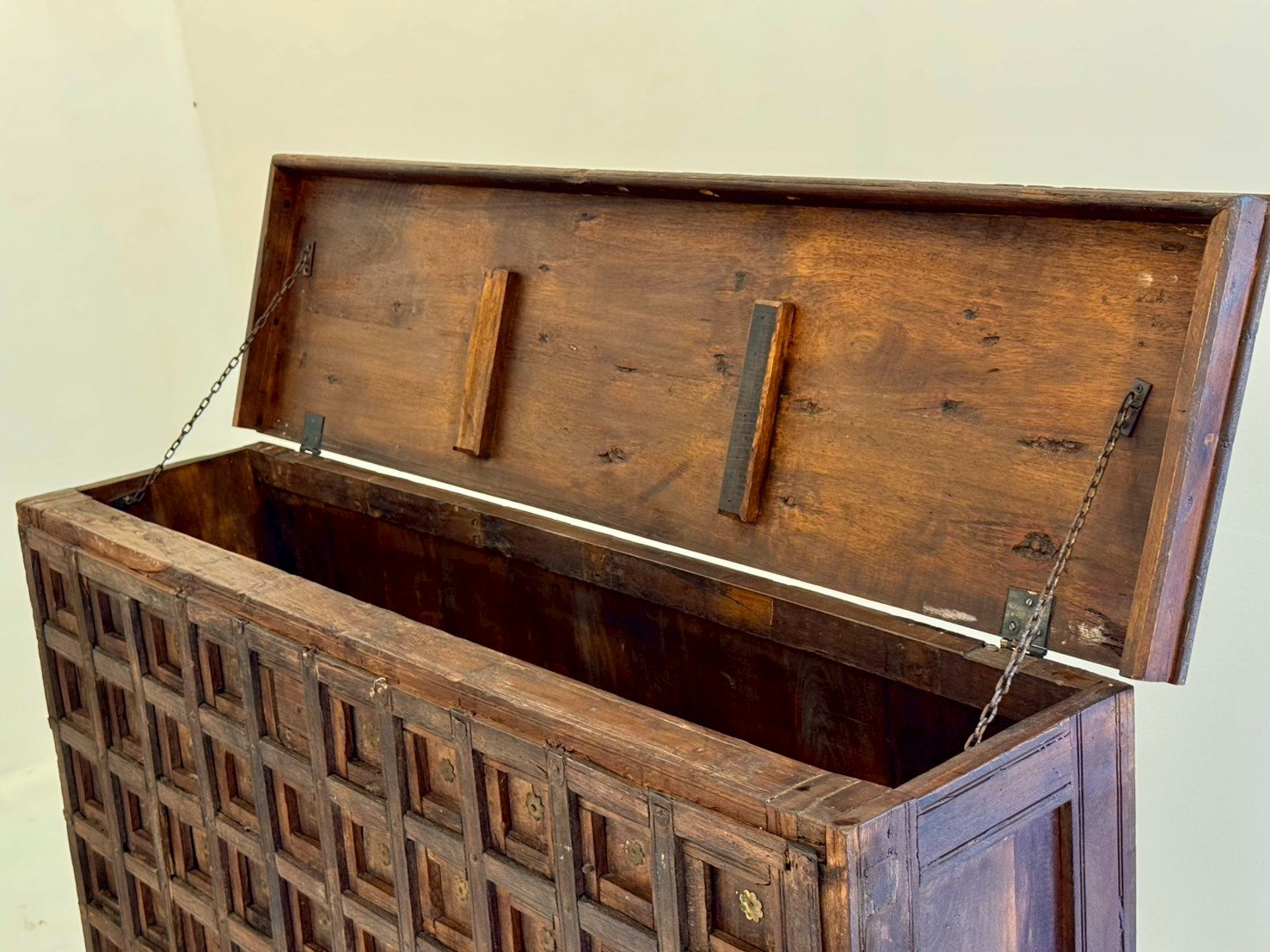 Concil Box Inage Antique Wooden Console Box