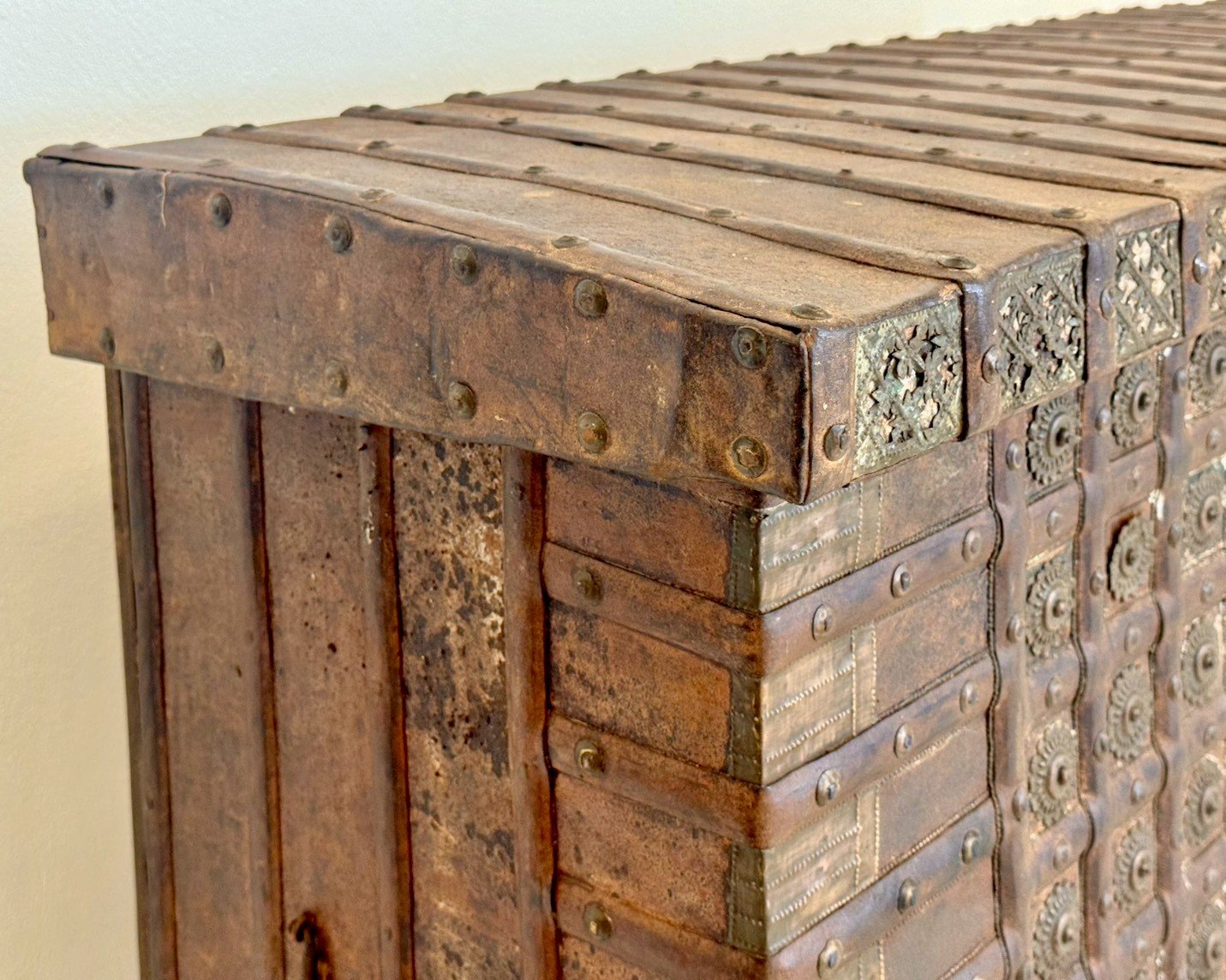 Concil Box Inage Antique Wooden Console Box