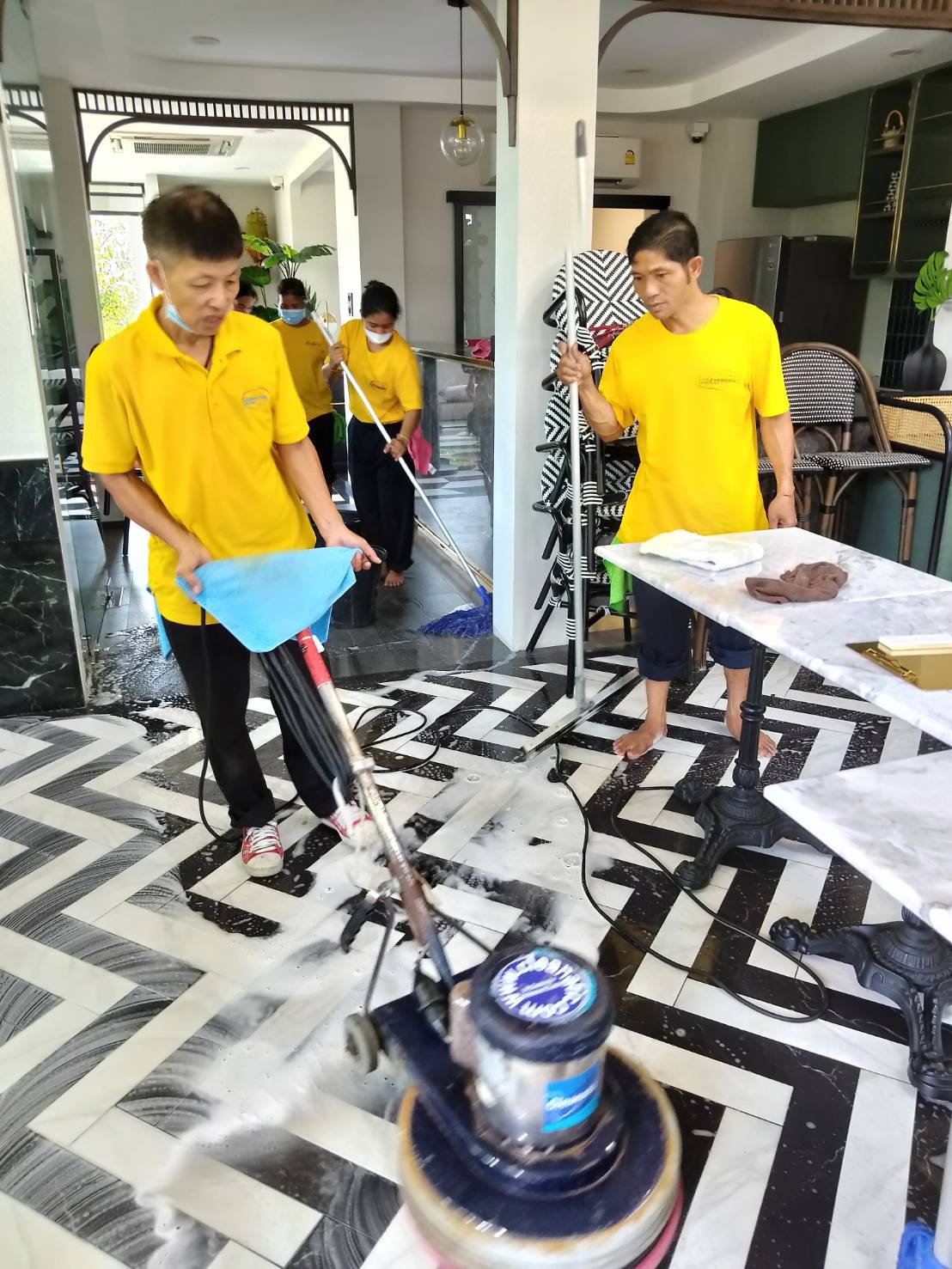 งาน Big Cleaning โรงแรม Klyde Boutique-Chatuchak งาน Big Cleaning โรงแรม Klyde Boutique-Chatuchak