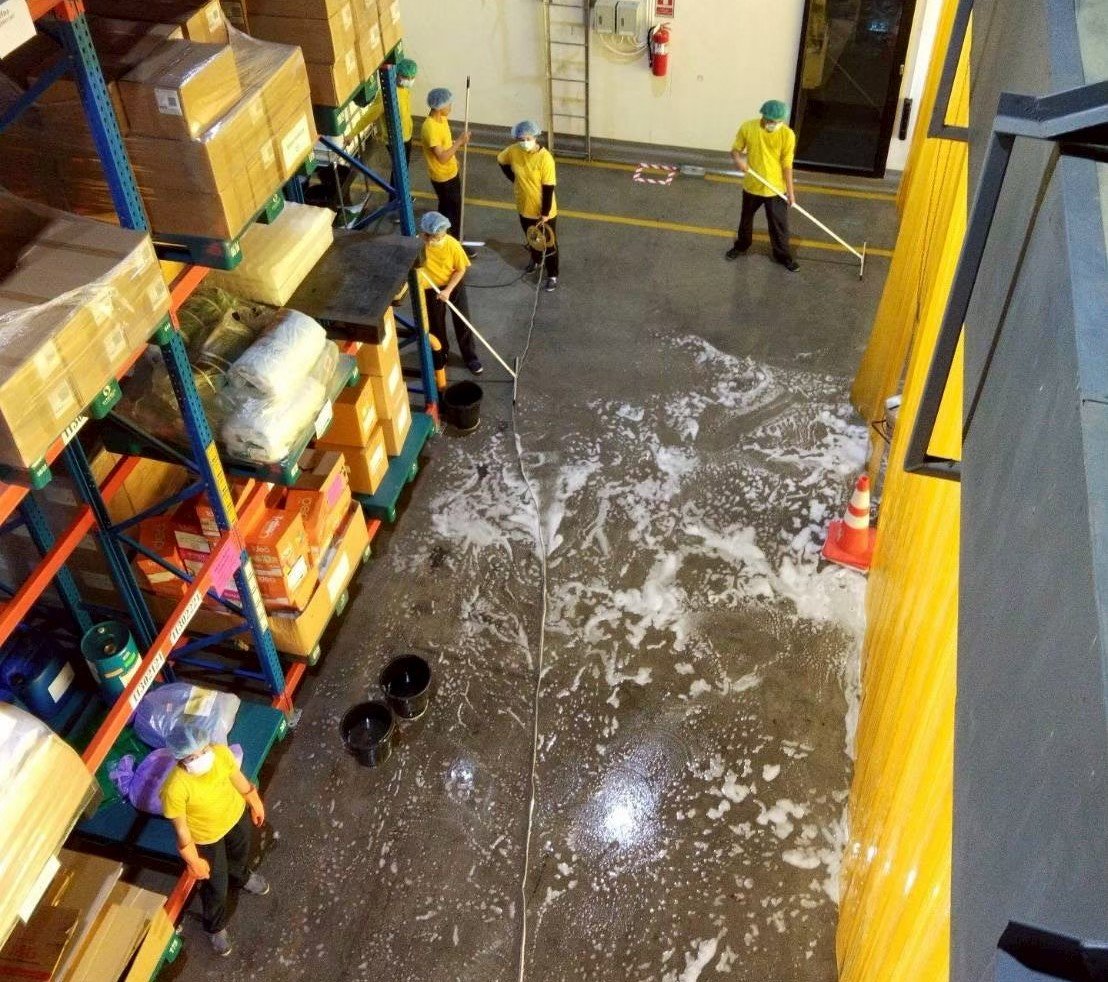 สะอาดหมดจดทุกจุดสำคัญด้วยบริการ Big Cleaning คลังสินค้ามาตรฐานอุตสาหกรรม