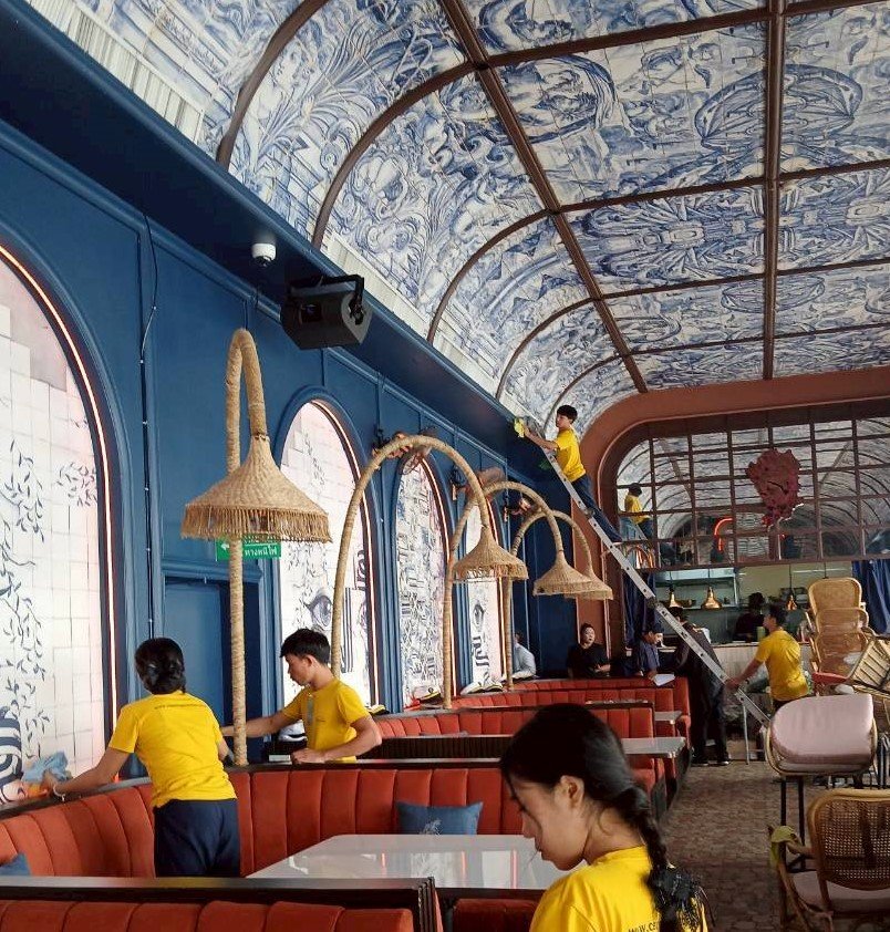บริการ Big Cleaning ร้านอาหารและ Rooftop Bar ดูแลความสะอาดละเอียดทุกตารางนิ้ว